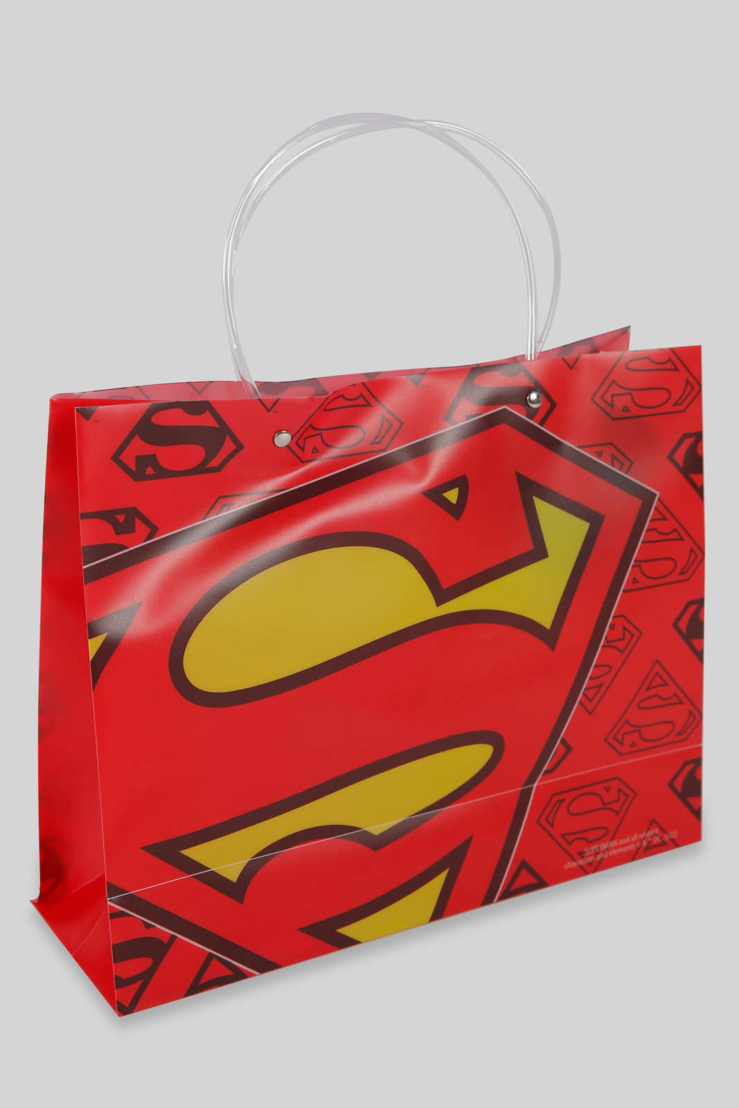 Redtag-Red/Black-Spiderman-Kids-Transperant-Shopping-Bag-Category:Bags,-CHR,-Colour:Assorted,-Filter:Travel-Accessories,-LUG-Bags,-New-In,-New-In-LUG-ACC,-Non-Sale,-Section:Homewares,-W22A-Travel-Accessories-