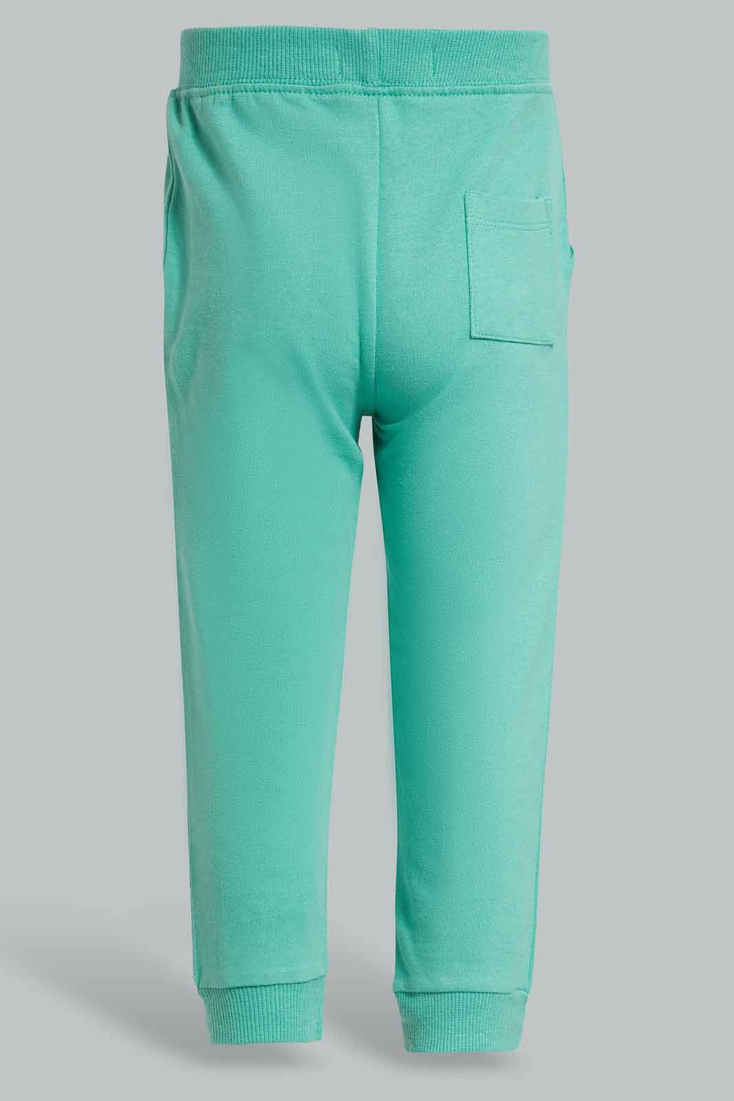 Redtag-Green-Table-Jogger-Category:Joggers,-Colour:Green,-Deals:New-In,-Filter:Infant-Boys-(3-to-24-Mths),-INB-Joggers,-New-In-INB-APL,-Non-Sale,-Section:Boys-(0-to-14Yrs),-TBL,-W22A-Infant-Boys-3 to 24 Months