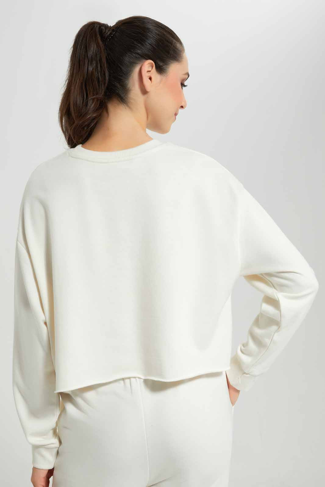 Redtag-Blush-Plain-Cropped-Sustainable-Sweatshirt-Category:Sweatshirts,-Colour:Apricot,-Deals:New-In,-Filter:Women's-Clothing,-New-In-Women-APL,-Non-Sale,-Section:Women,-W22A,-Women-Sweatshirts-Women's-