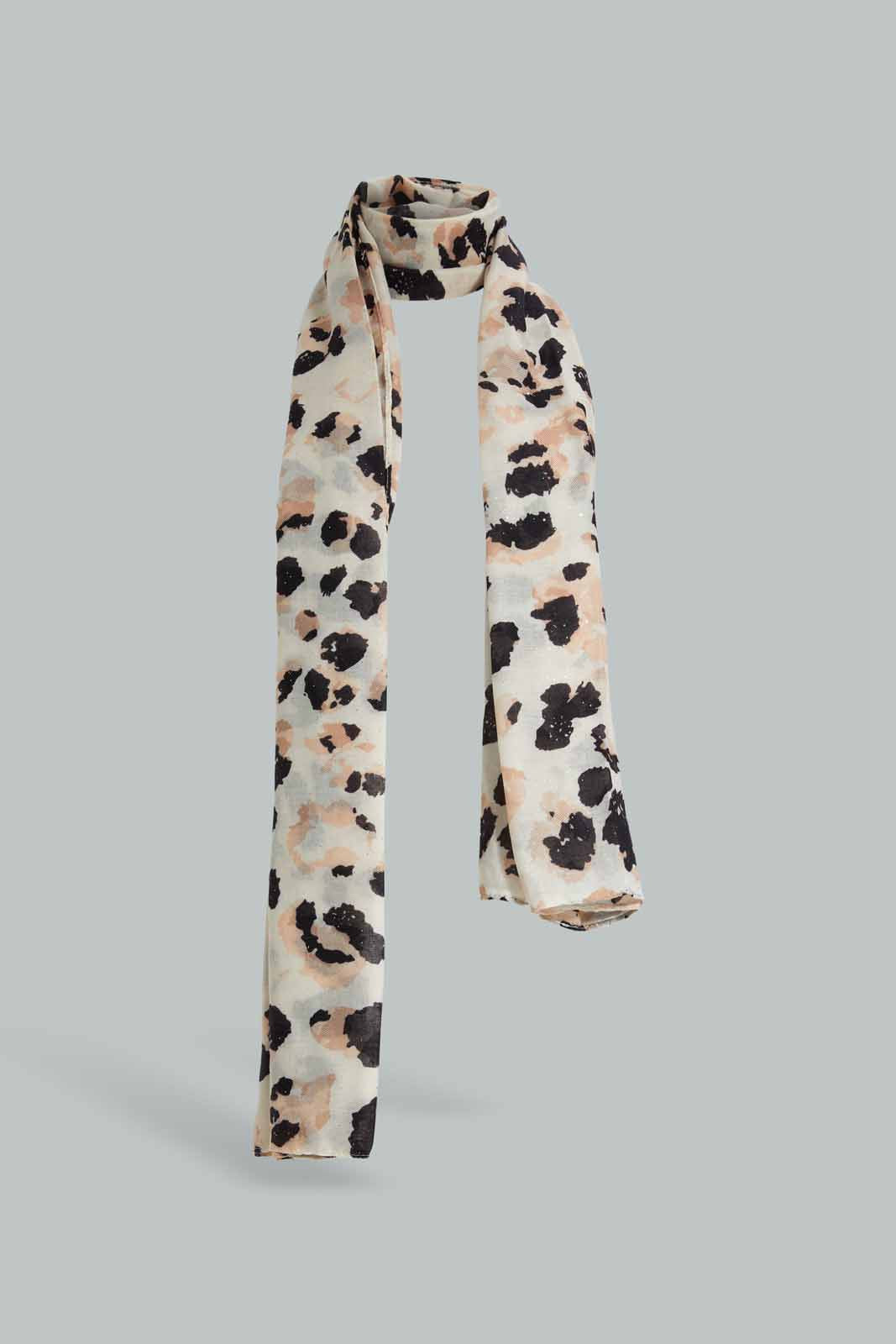 Redtag-Multicolour-Printed-Scarf-Category:Scarves,-Colour:Assorted,-Filter:Girls-Accessories,-GIR-Scarves,-New-In,-New-In-GIR-ACC,-Non-Sale,-Section:Girls-(0-to-14Yrs),-W22A-Girls-