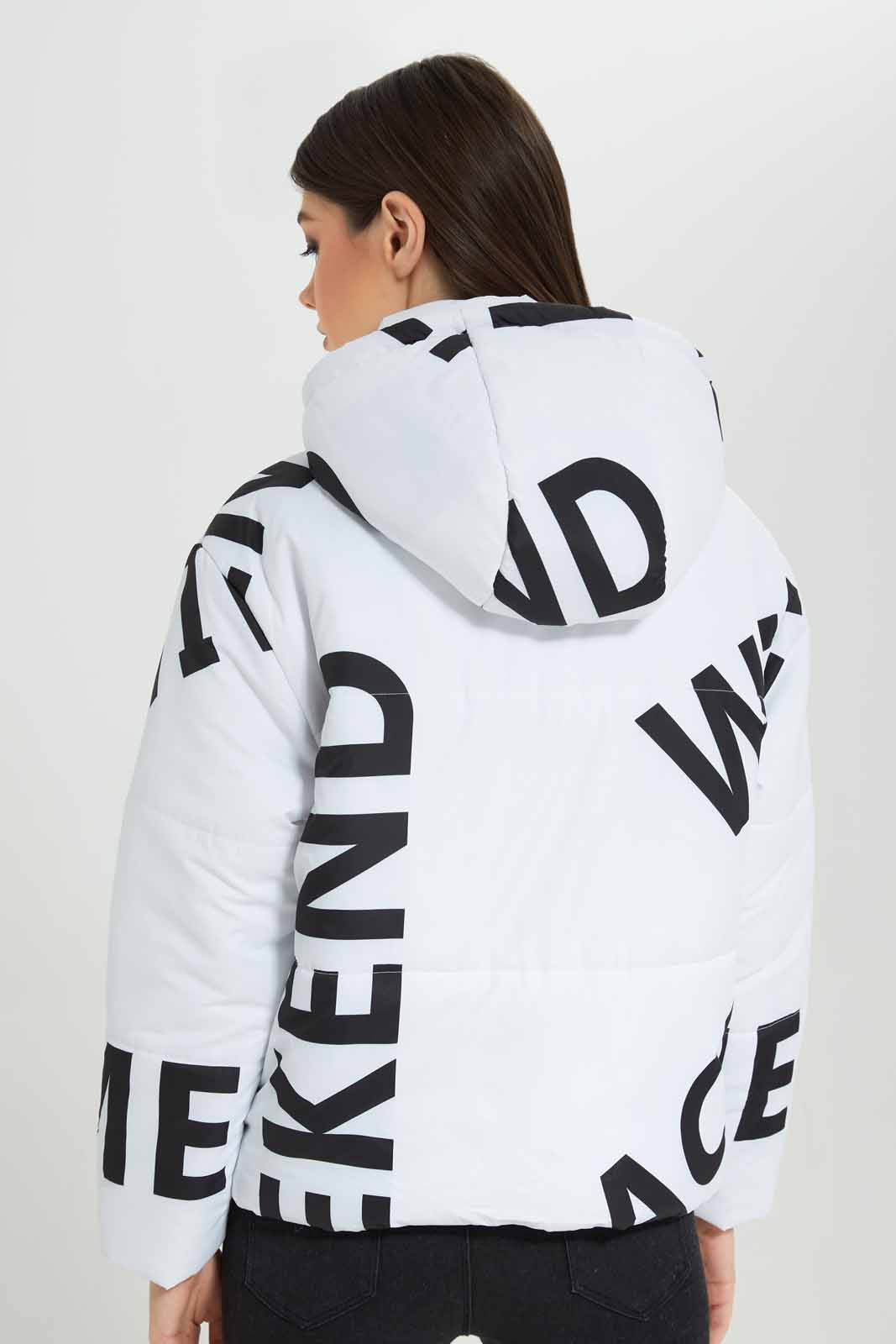 Redtag-White-Allover-Printed-Puffer-Jacket-With-Hoodie-Category:Jackets,-Colour:Assorted,-Deals:New-In,-EHW,-Filter:Women's-Clothing,-New-In-Women-APL,-Non-Sale,-Section:Women,-W22B,-Women-Jackets-Women's-