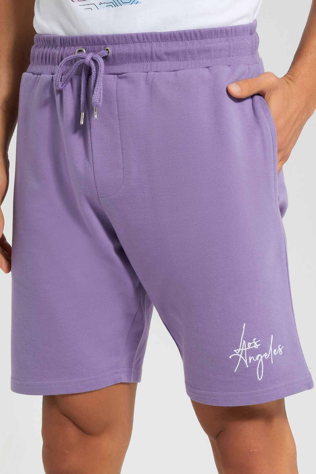 Redtag-Purple-Signature-Shorts-Category:Joggers,-Colour:Purple,-Deals:New-In,-Filter:Men's-Clothing,-Men-Joggers,-New-In-Men,-Non-Sale,-Section:Men,-W22O-Men's-