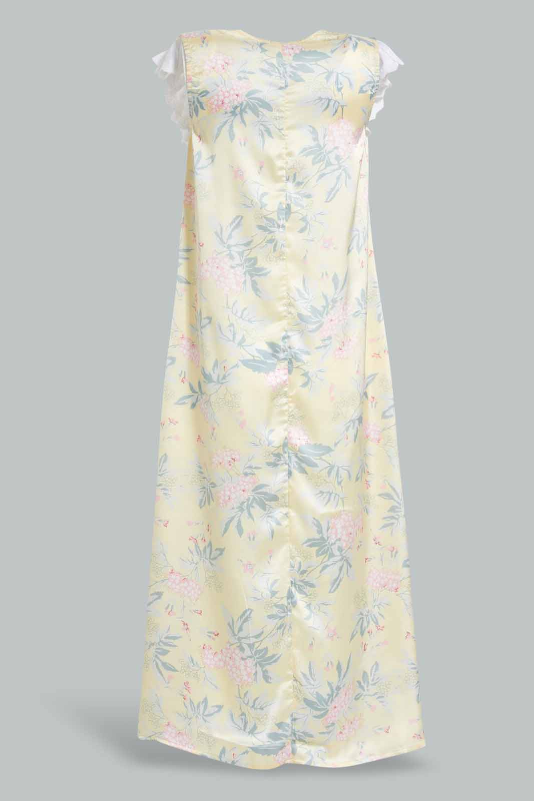 Redtag-Assorted-Satin-Printed-Nightgown-Category:Nightgowns,-Colour:Assorted,-Deals:New-In,-Filter:Women's-Clothing,-New-In-Women-APL,-Non-Sale,-Section:Women,-W22O,-Women-Nightgowns--