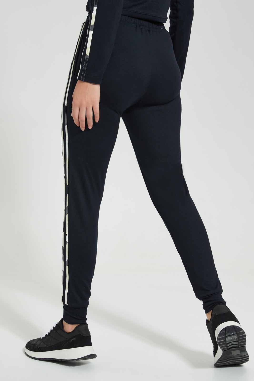 Redtag-Black-Placement-Print-Jog-Pants-Category:Joggers,-Colour:Black,-Deals:New-In,-Filter:Women's-Clothing,-New-In-Women-APL,-Non-Sale,-Section:Women,-W22O,-Women-Joggers-Women's-
