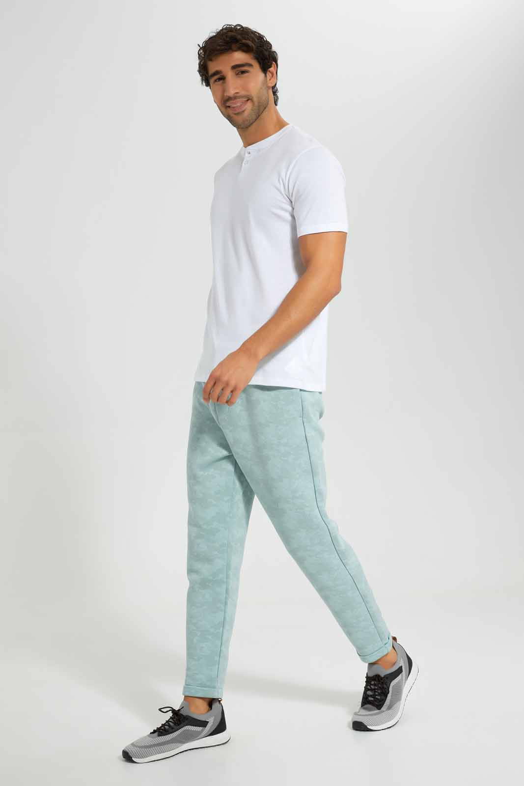 Redtag-Light-Green-Pull-On-Trousers-Category:Joggers,-Colour:Green,-Deals:New-In,-Filter:Men's-Clothing,-Men-Joggers,-New-In-Men-APL,-Non-Sale,-Section:Men,-W22O-Men's-