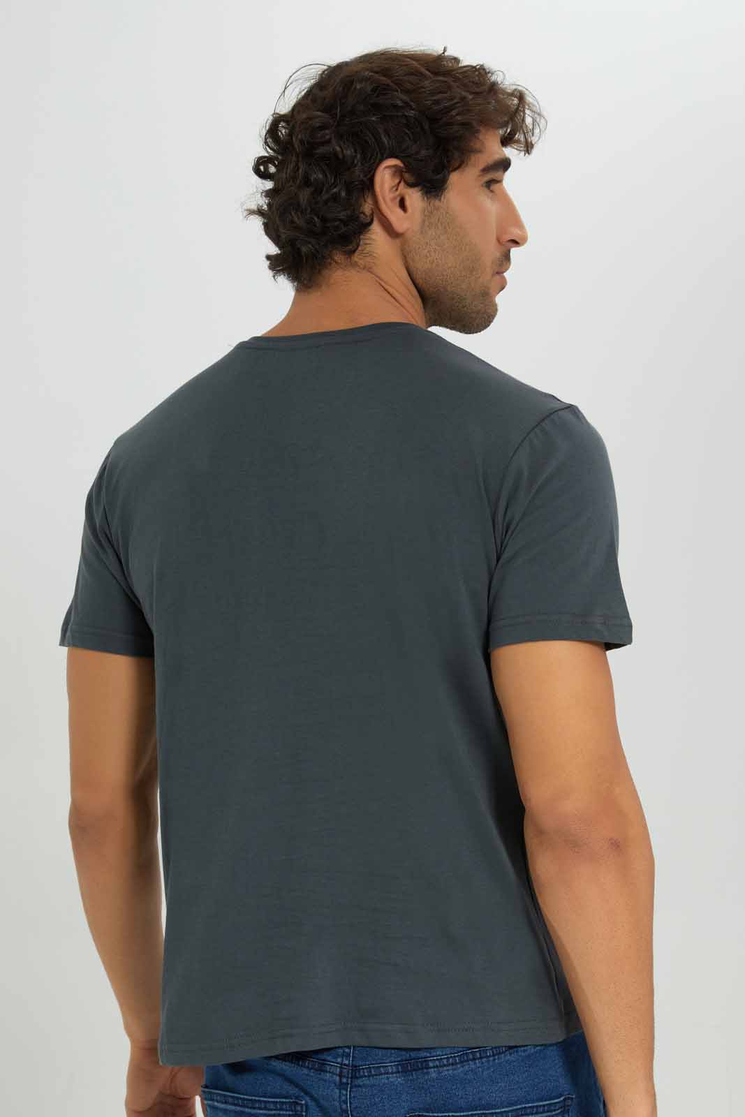 Redtag-Slate-Grey-Henley-T-Shirt-Category:T-Shirts,-Colour:Charcoal,-Deals:New-In,-Filter:Men's-Clothing,-Men-T-Shirts,-New-In-Men-APL,-Non-Sale,-Section:Men,-TBL,-W22A-Men's-