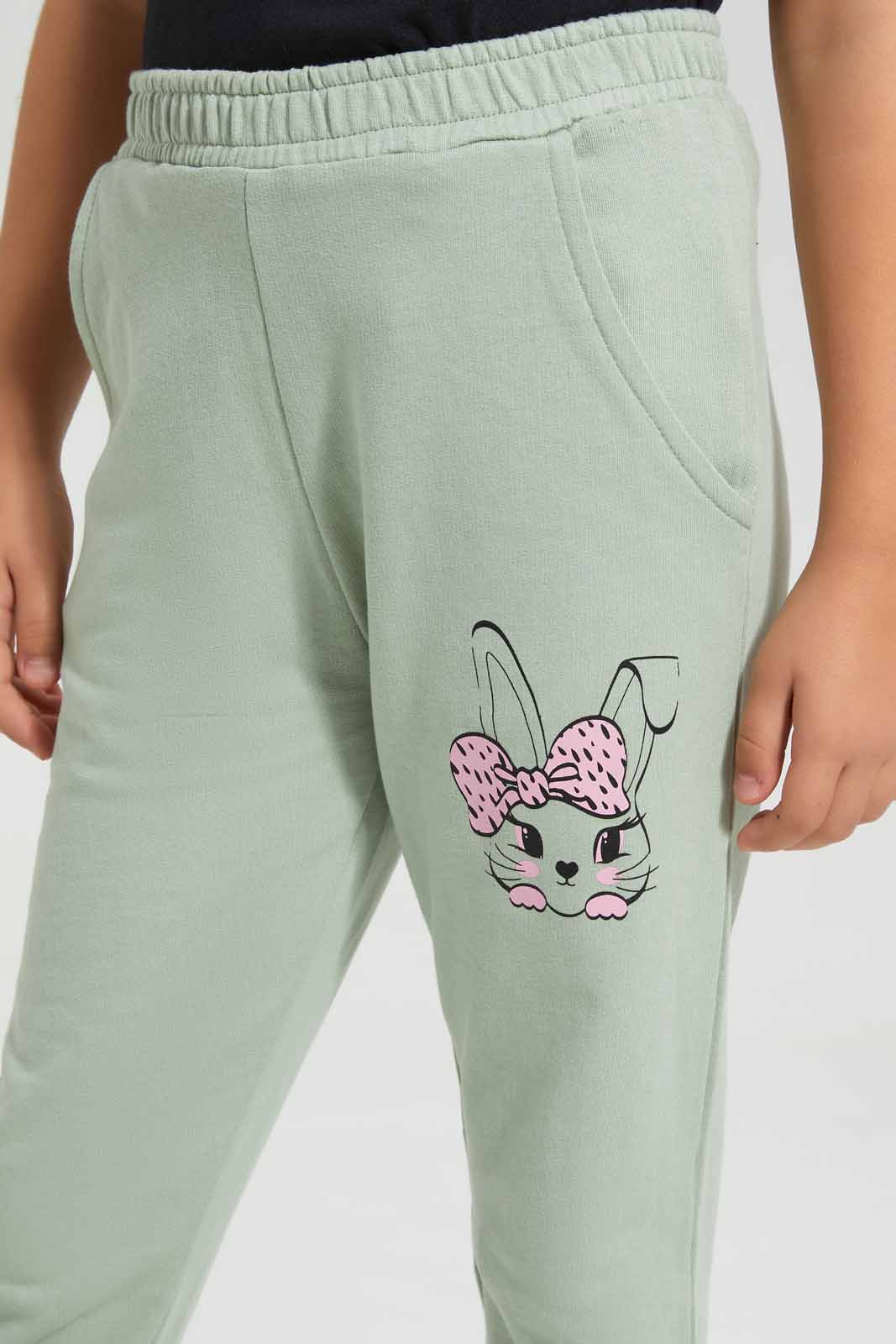 Redtag-Sage-Active-Pant-Category:Joggers,-Colour:Green,-Deals:New-In,-Filter:Girls-(2-to-8-Yrs),-GIR-Joggers,-New-In-GIR-APL,-Non-Sale,-Section:Girls-(0-to-14Yrs),-TBL,-W22O-Girls-2 to 8 Years