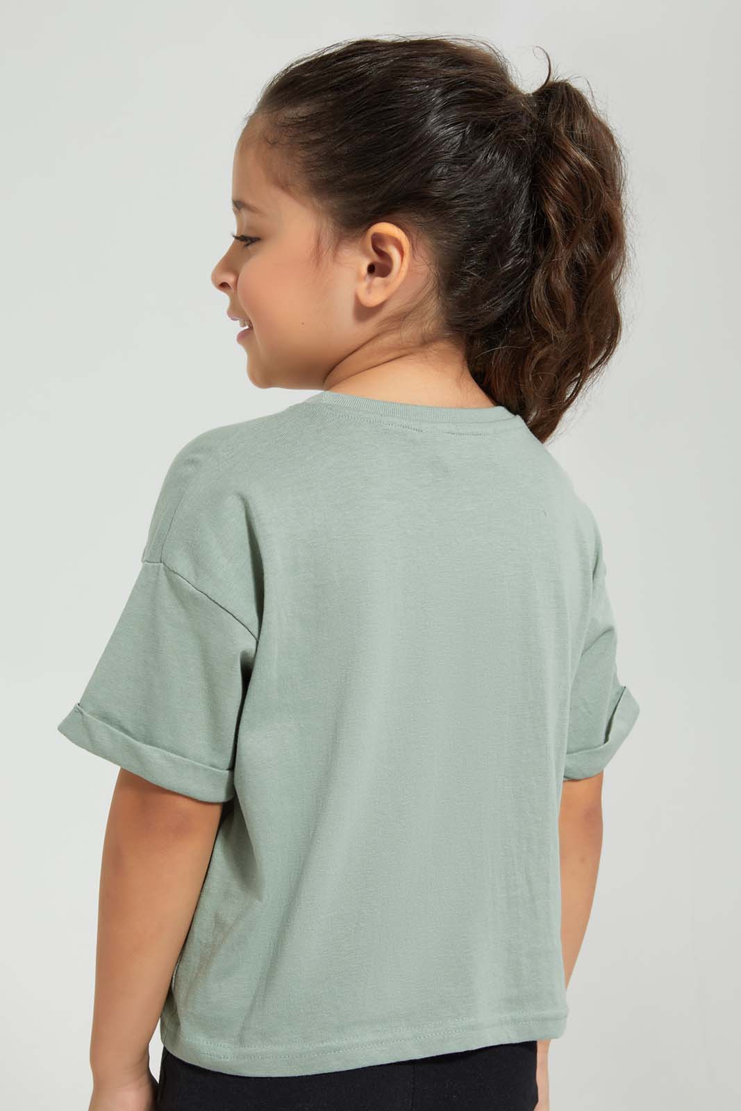 Redtag-Mint-Boxy-Pocket-Detail-TEE-Category:T-Shirts,-Colour:Mint,-Deals:New-In,-Filter:Girls-(2-to-8-Yrs),-GIR-T-Shirts,-New-In-GIR-APL,-Non-Sale,-Section:Girls-(0-to-14Yrs),-TBL,-W22O-Girls-2 to 8 Years