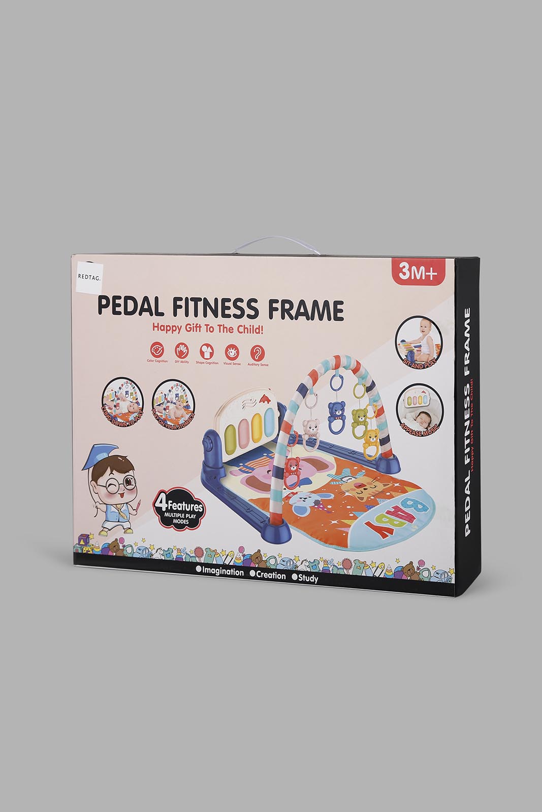Redtag-Assorted-Baby-Playmat-With-Piano-Fitness-Frame-Category:Baby-Carriers-and-Car-Seats,-Colour:Assorted,-Filter:Newborn-Accessories,-NBN-Baby-Carriers-and-Car-Seats,-New-In,-New-In-NBN-ACC,-Non-Sale,-Section:Boys-(0-to-14Yrs),-W22A-New-Born-Baby-