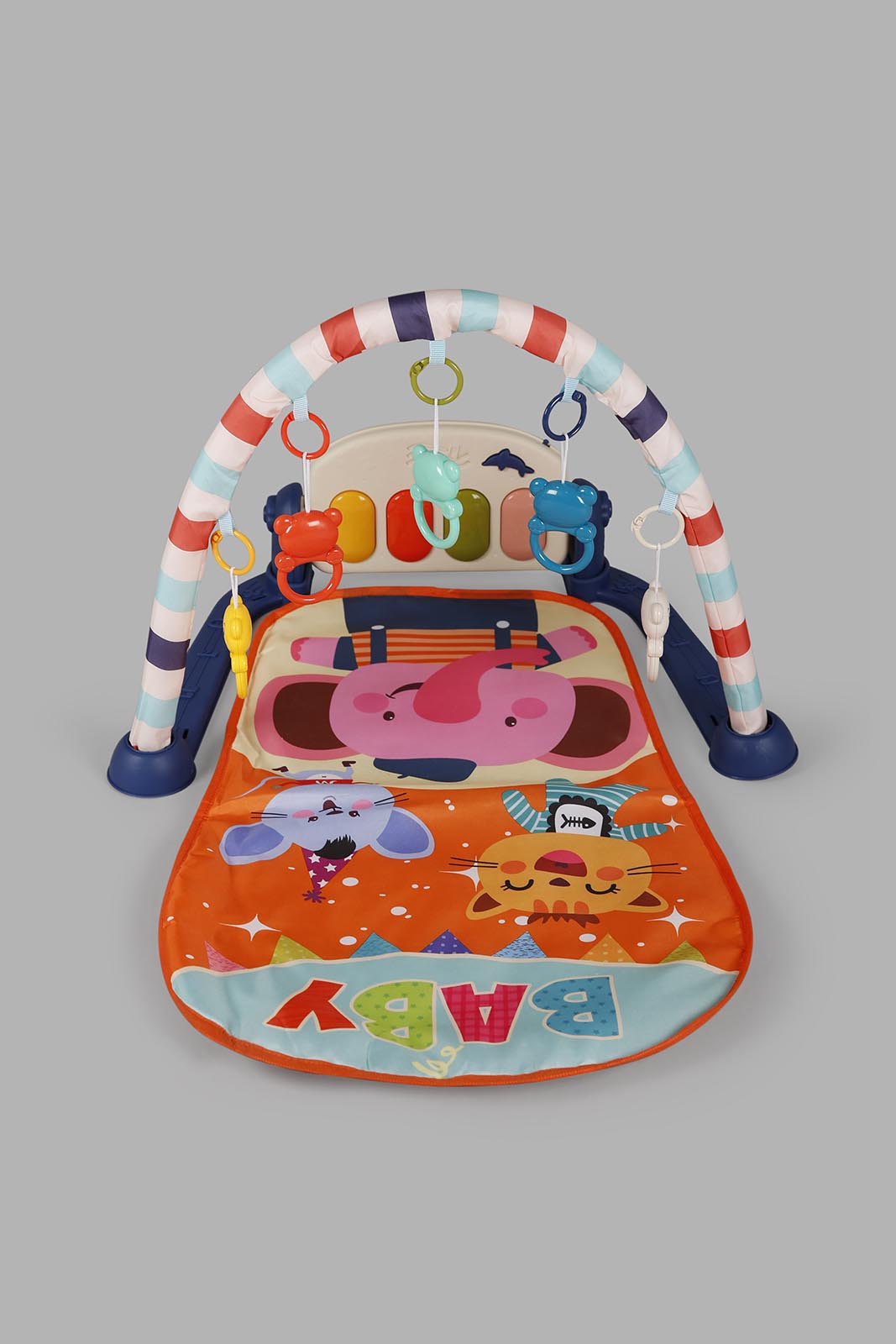 Redtag-Assorted-Baby-Playmat-With-Piano-Fitness-Frame-Category:Baby-Carriers-and-Car-Seats,-Colour:Assorted,-Filter:Newborn-Accessories,-NBN-Baby-Carriers-and-Car-Seats,-New-In,-New-In-NBN-ACC,-Non-Sale,-Section:Boys-(0-to-14Yrs),-W22A-New-Born-Baby-