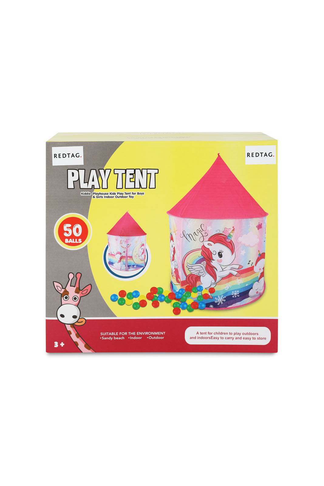 Redtag-Assorted-Baby-Tent-With-50Pcs-Ocean-Ball-Category:Baby-Carriers-and-Car-Seats,-Colour:Assorted,-Dept:New-Born,-Filter:Newborn-Accessories,-NBN-Baby-Carriers-and-Car-Seats,-New-In,-New-In-NBN-ACC,-Non-Sale,-S23A,-Section:Boys-(0-to-14Yrs)-New-Born-Baby-