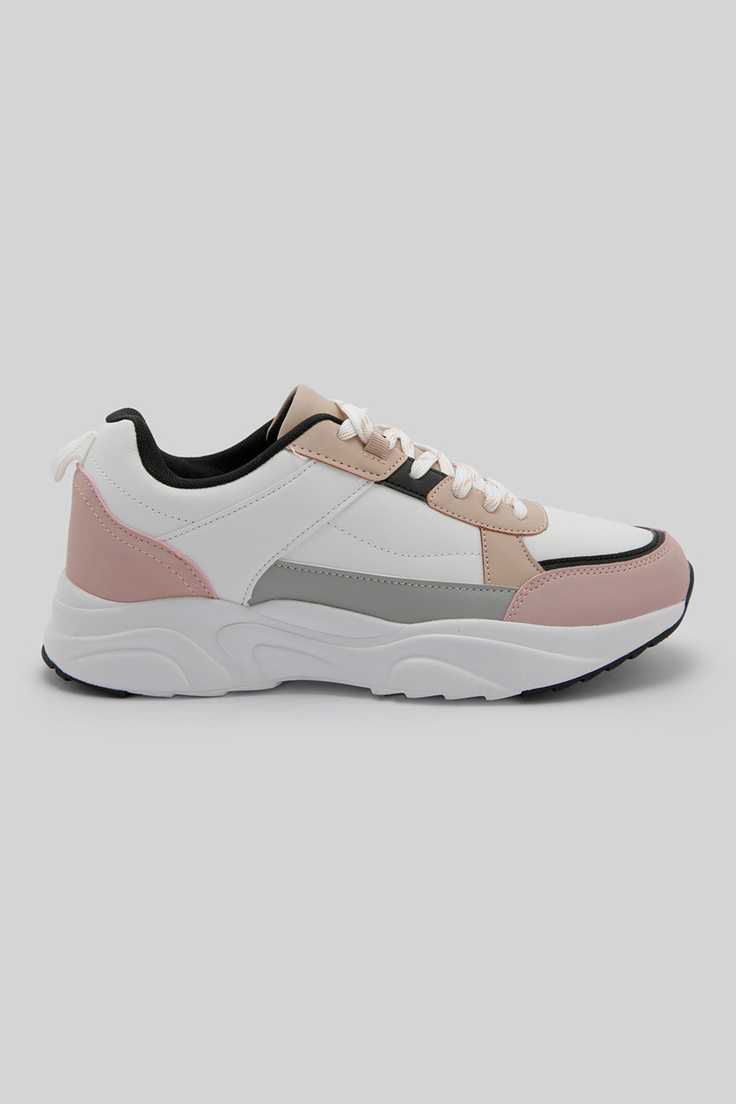 Redtag-Assorted-Lace-Up-Sneaker-Category:Trainers,-Colour:Assorted,-Deals:New-In,-Filter:Women's-Footwear,-New-In-Women-FOO,-Non-Sale,-Section:Women,-W22B,-Women-Trainers-Women's-