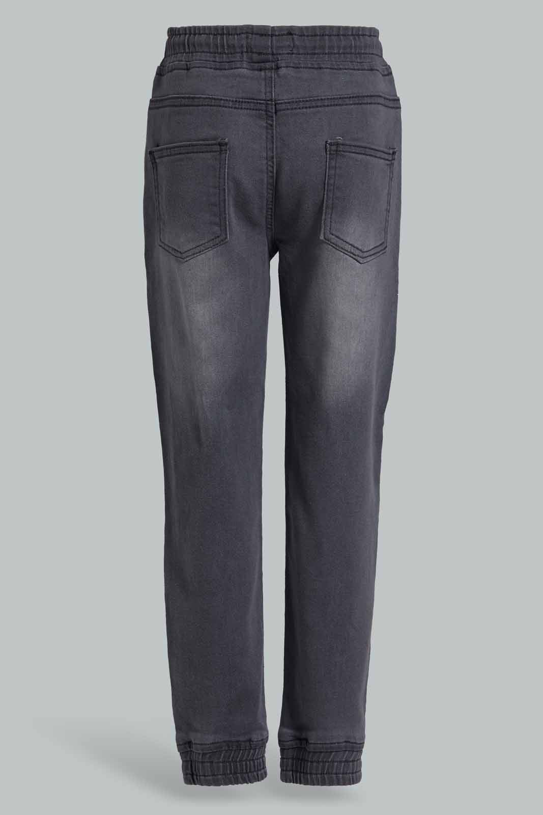 Redtag-Grey-Wash-Jogger-Category:Jeans,-Colour:Grey,-Deals:New-In,-Filter:Girls-(2-to-8-Yrs),-FIT-WALL-(FTW),-GIR-Jeans,-New-In-GIR-APL,-Non-Sale,-Section:Girls-(0-to-14Yrs),-W22O-Girls-
