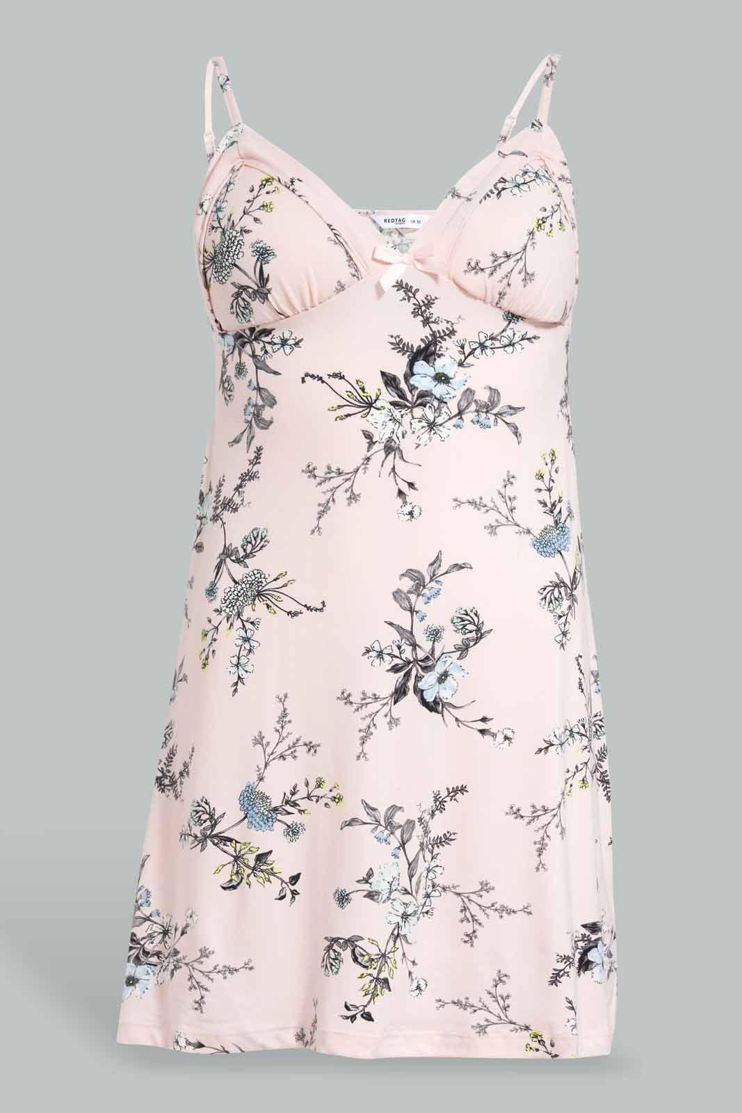 Redtag-Assorted-Printed-Strappy-Chemist-Category:Chemises,-Colour:Assorted,-Deals:New-In,-Filter:Women's-Clothing,-New-In-Women-APL,-Non-Sale,-Section:Women,-W22O,-Women-Chemises--