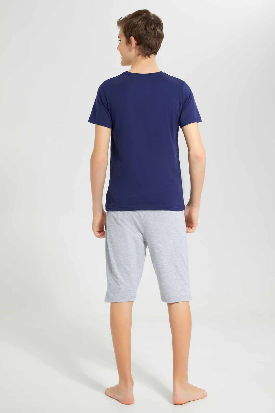Redtag-Navy-Brooklyn-Urban-Nightsuit-BSR-Pyjama-Sets,-Category:Pyjama-Sets,-Colour:Navy,-Deals:3-For-90,-Deals:New-In,-Filter:Senior-Boys-(8-to-14-Yrs),-New-In-BSR-APL,-Section:Boys-(0-to-14Yrs),-W22O-Senior-Boys-9 to 14 Years