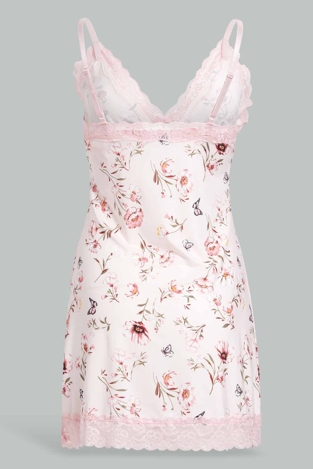 Redtag-Assorted-Printed-Chemise-Category:Chemises,-Colour:Assorted,-Deals:New-In,-Filter:Women's-Clothing,-New-In-Women-APL,-Non-Sale,-Section:Women,-W22A,-Women-Chemises--