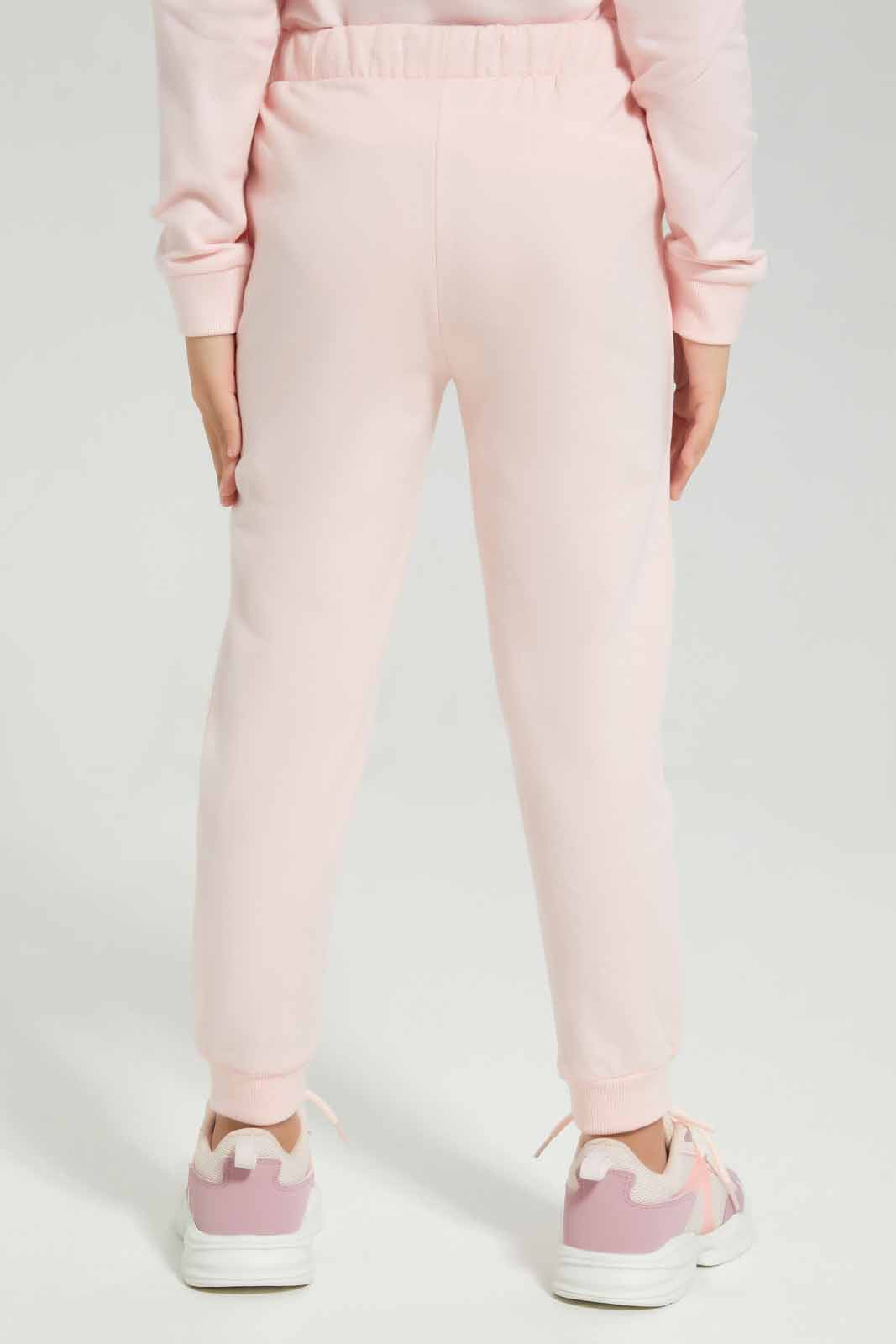 Redtag-Basic-Active-Pant---Pink-Category:Joggers,-Colour:Pink,-Deals:New-In,-Filter:Girls-(2-to-8-Yrs),-GIR-Joggers,-New-In-GIR-APL,-Non-Sale,-Section:Girls-(0-to-14Yrs),-W22A-Girls-2 to 8 Years