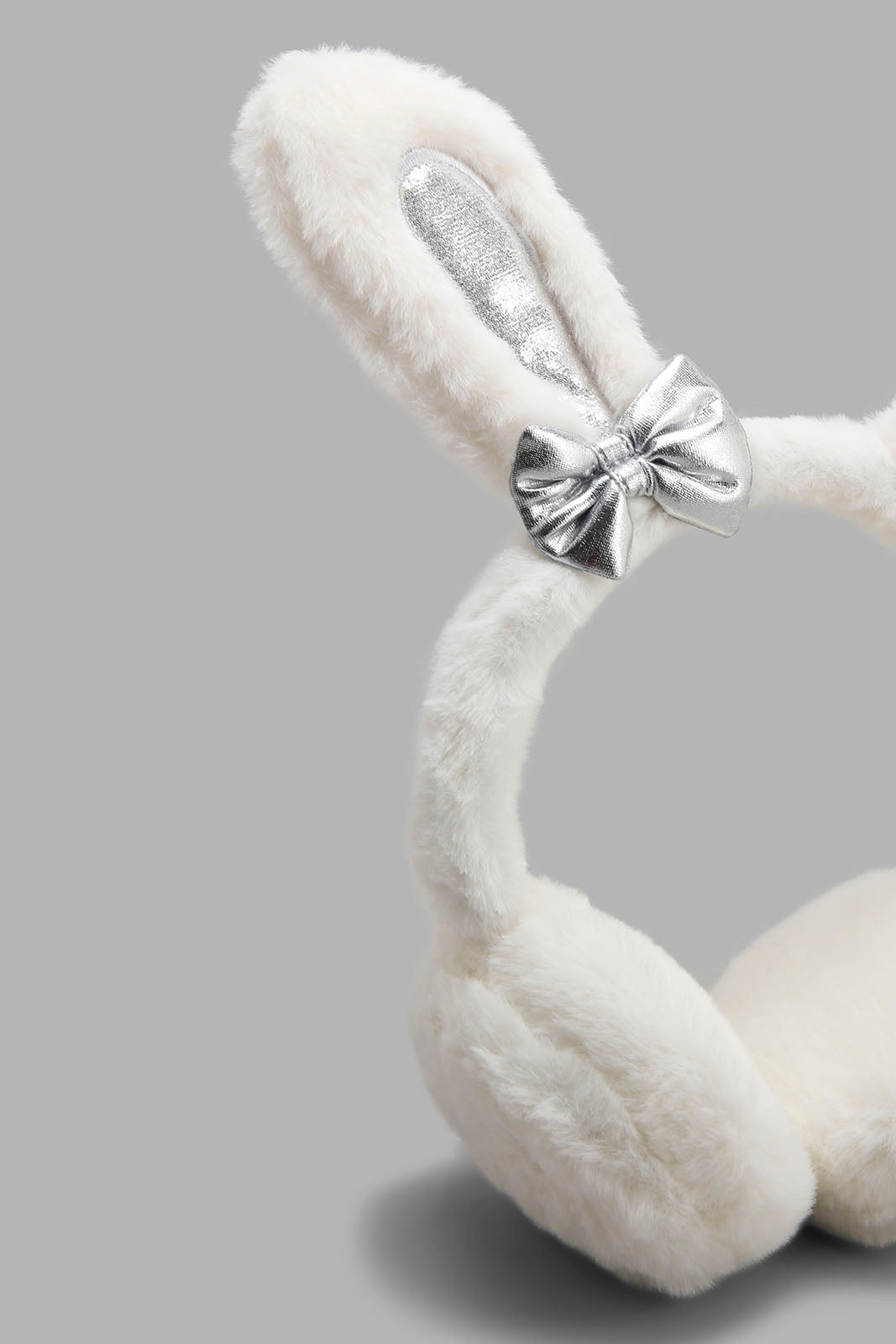 Redtag-White-Embellished-Earmuff-Category:Knitted-Accessories,-Colour:White,-Filter:Girls-Accessories,-GIR-Knitted-Accessories,-New-In,-New-In-GIR-ACC,-Non-Sale,-Section:Girls-(0-to-14Yrs),-W22A-Girls-