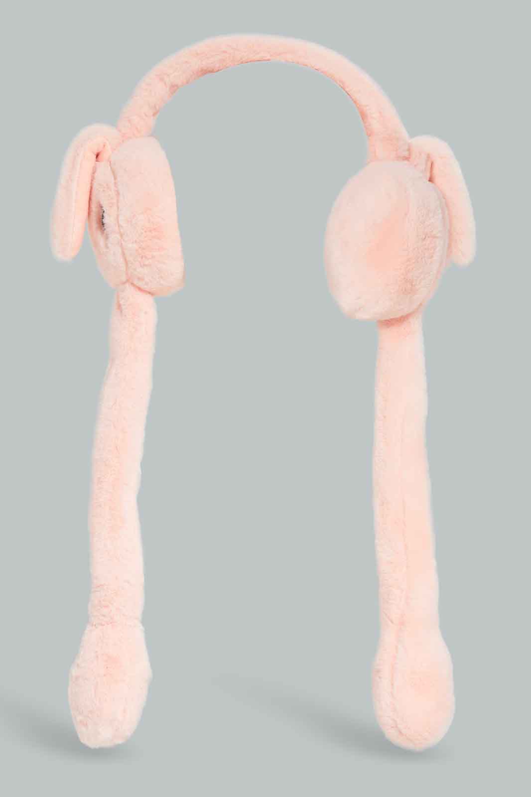 Redtag-Pink-Embelished-Earmuff-Category:Knitted-Accessories,-Colour:Pink,-Filter:Girls-Accessories,-GIR-Knitted-Accessories,-New-In,-New-In-GIR-ACC,-Non-Sale,-Section:Girls-(0-to-14Yrs),-W22B-Girls-