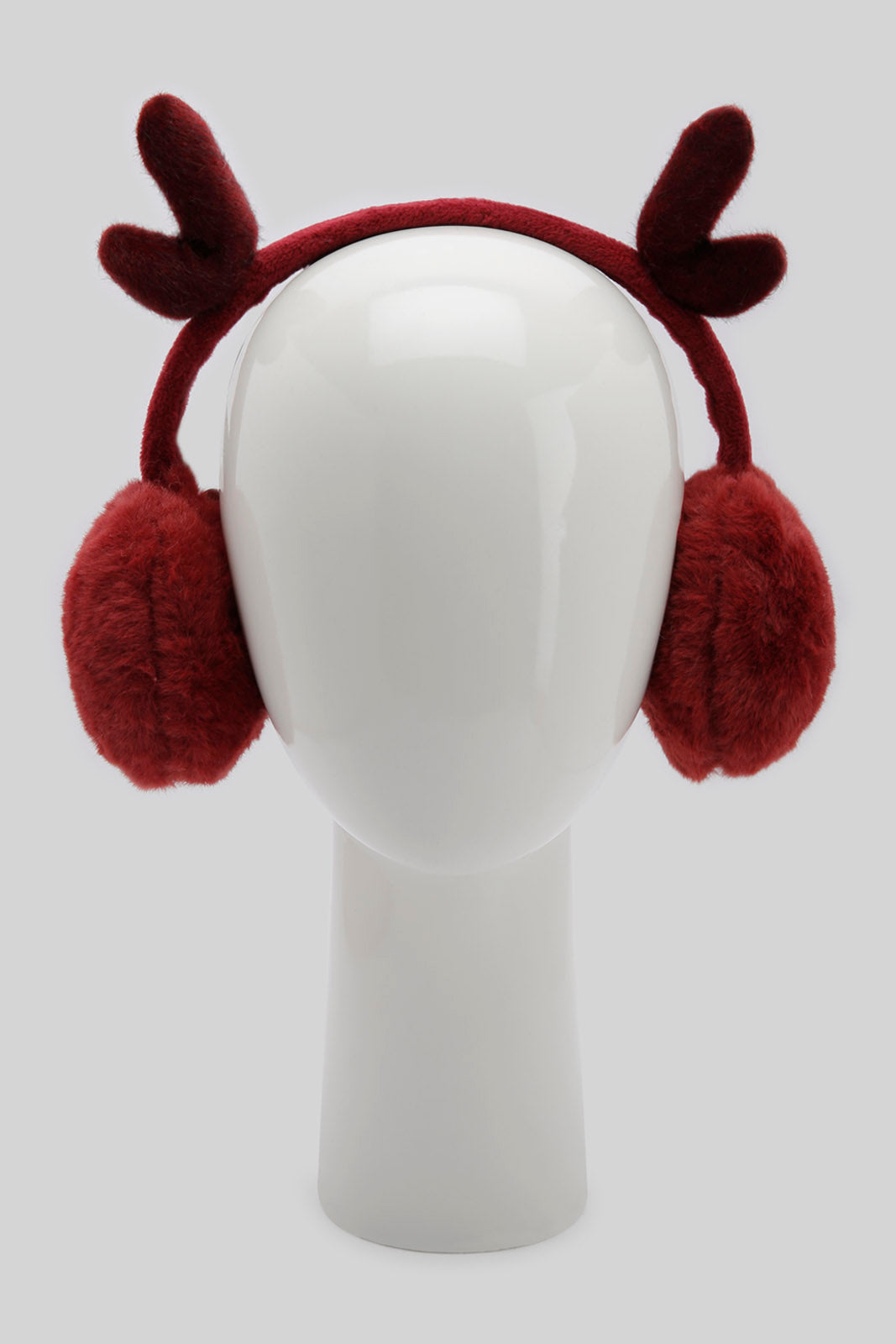 Redtag-Maroon-Embelished-Earmuff-Category:Knitted-Accessories,-Colour:Maroon,-Filter:Girls-Accessories,-GIR-Knitted-Accessories,-New-In,-New-In-GIR-ACC,-Non-Sale,-Section:Girls-(0-to-14Yrs),-W22B-Girls-