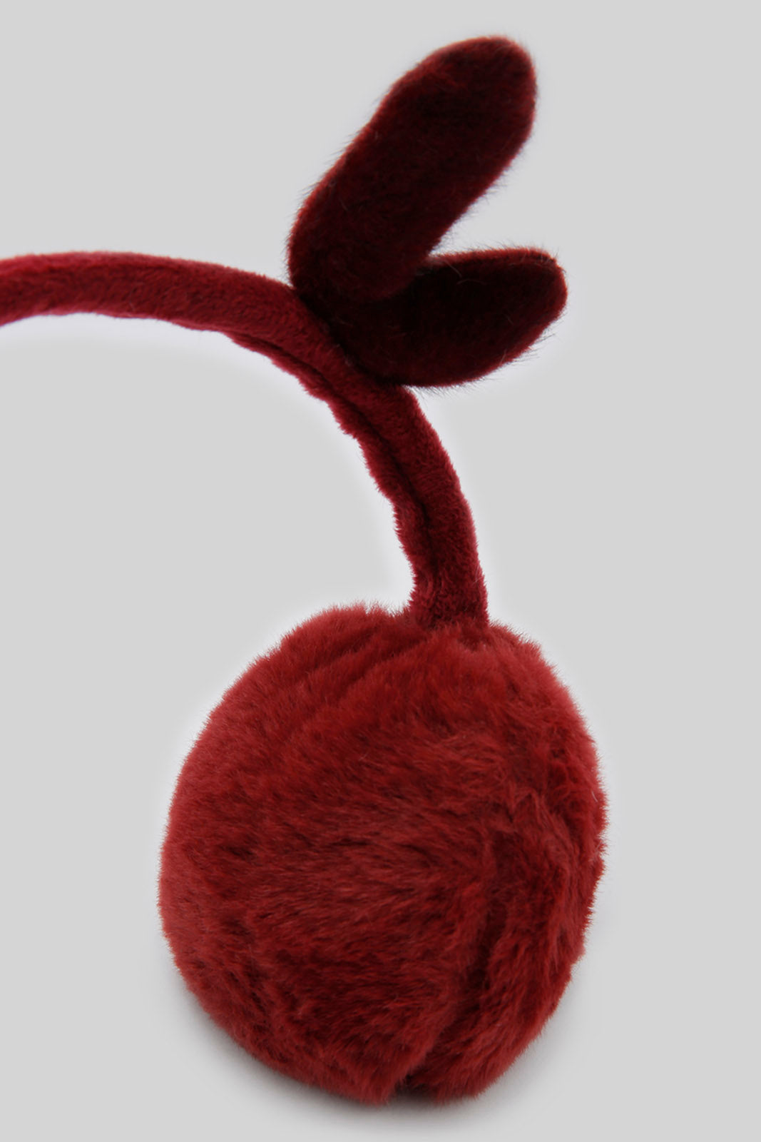 Redtag-Maroon-Embelished-Earmuff-Category:Knitted-Accessories,-Colour:Maroon,-Filter:Girls-Accessories,-GIR-Knitted-Accessories,-New-In,-New-In-GIR-ACC,-Non-Sale,-Section:Girls-(0-to-14Yrs),-W22B-Girls-