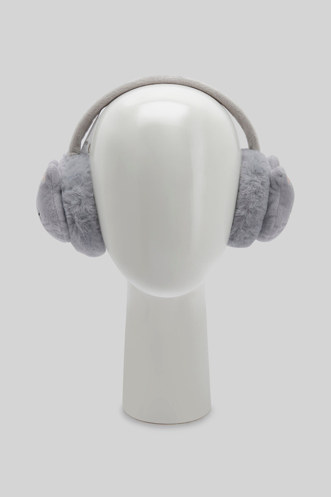 Redtag-Grey-Embelished-Earmuff-Category:Knitted-Accessories,-Colour:Grey,-Filter:Girls-Accessories,-GIR-Knitted-Accessories,-New-In,-New-In-GIR-ACC,-Non-Sale,-Section:Girls-(0-to-14Yrs),-W22B-Girls-