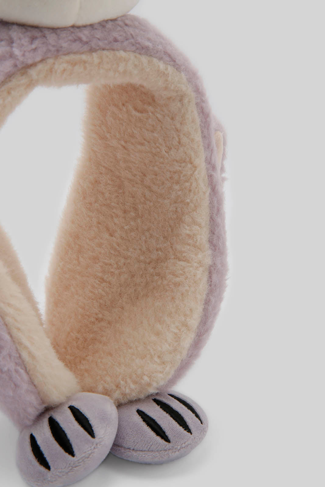 Redtag-Grey-Embelished-Earmuff-Category:Knitted-Accessories,-Colour:Lilac,-Filter:Girls-Accessories,-GIR-Knitted-Accessories,-New-In,-New-In-GIR-ACC,-Non-Sale,-Section:Girls-(0-to-14Yrs),-W22B-Girls-