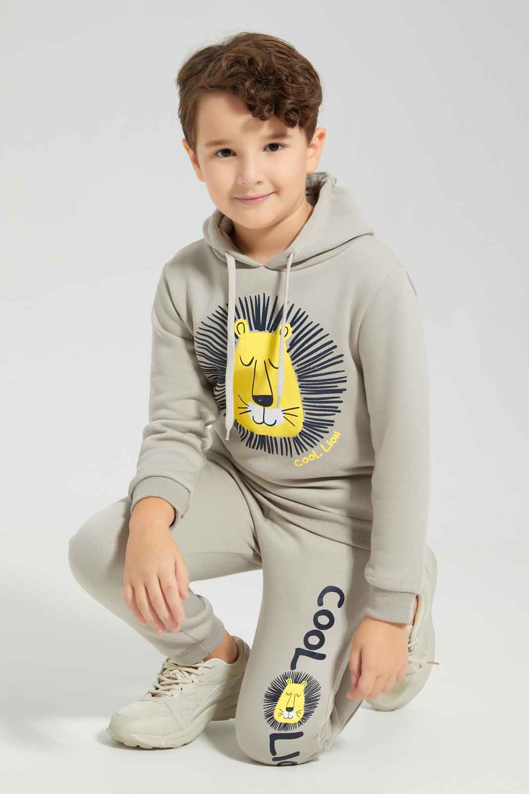 Redtag-Beige-Hooded-Break-Print-Sweatshirt-With-Jog-Pant-BOY-Jog-Sets,-Category:Jog-Sets,-Colour:Beige,-Deals:New-In,-Dept:Boys,-Filter:Boys-(2-to-8-Yrs),-New-In-BOY-APL,-Non-Sale,-Section:Boys-(0-to-14Yrs),-W22B-Boys-2 to 8 Years