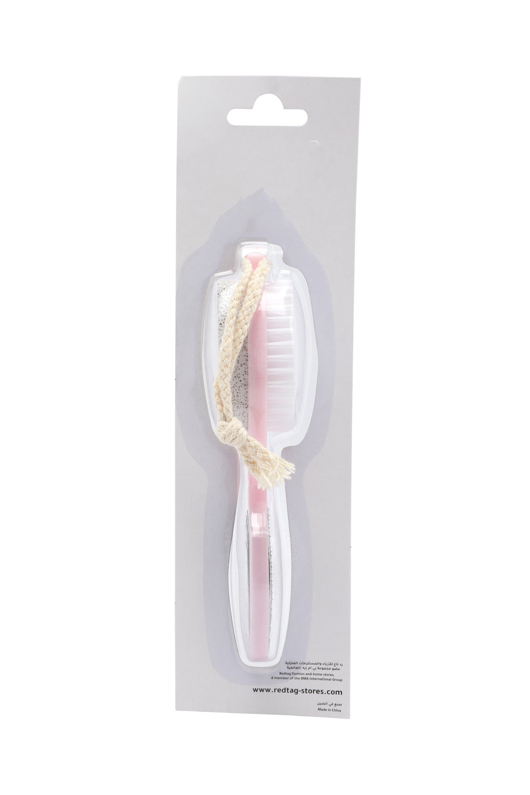 Redtag-Pink-Pumice-Stone-Brush-Category:Cleaning-Kit,-Colour:Pink,-Filter:Travel-Accessories,-IMP-Bath-Brush,-New-In,-New-In-IMP-ACC,-Non-Sale,-Section:Homewares,-W22O-Home-Accessories-