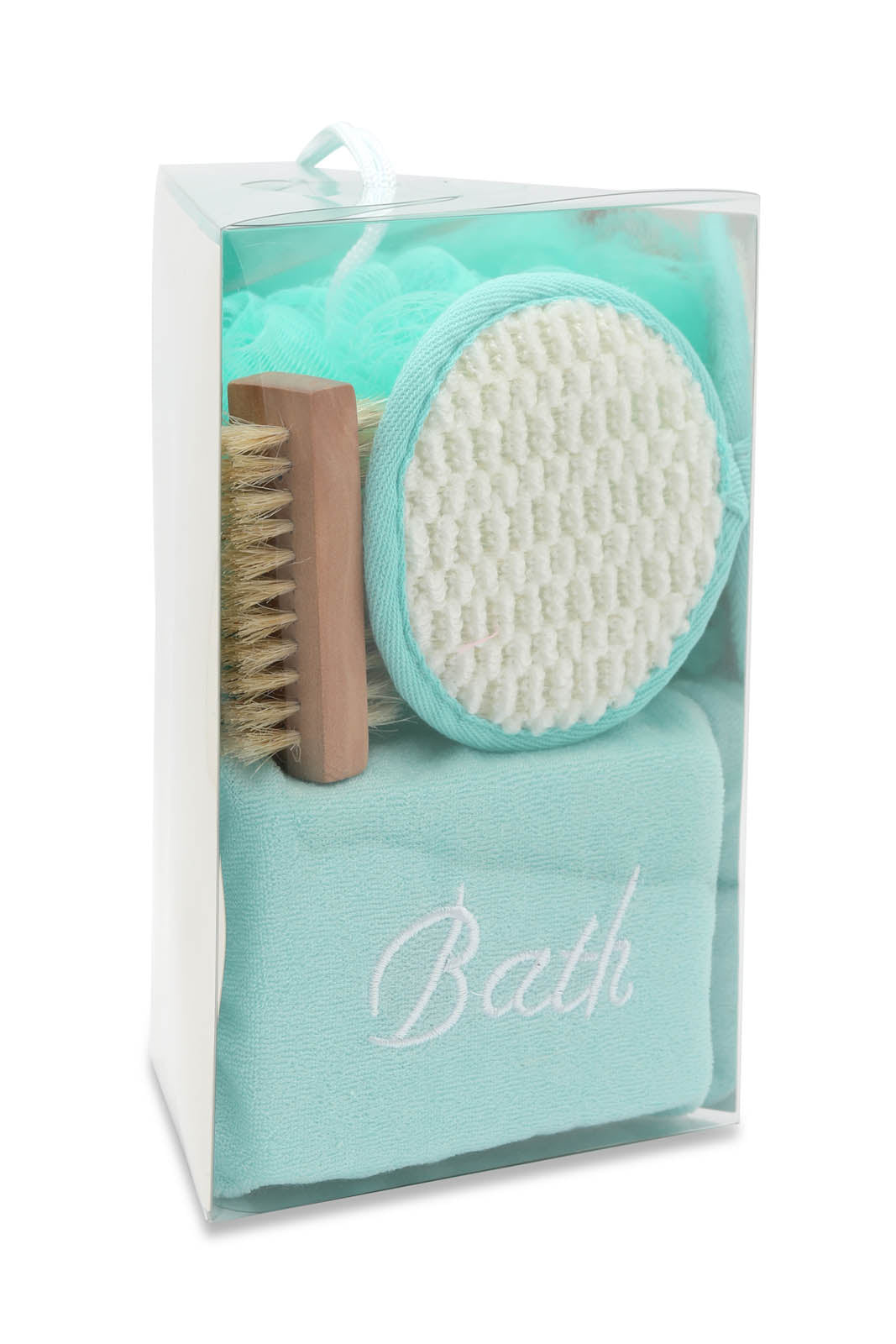 Redtag-Pink/Green-Bath-Set-Category:Cleaning-Kit,-Colour:Pink,-Filter:Travel-Accessories,-IMP-Bathroom-Set,-New-In,-New-In-IMP-ACC,-Non-Sale,-Section:Homewares,-W22O-Home-Accessories-