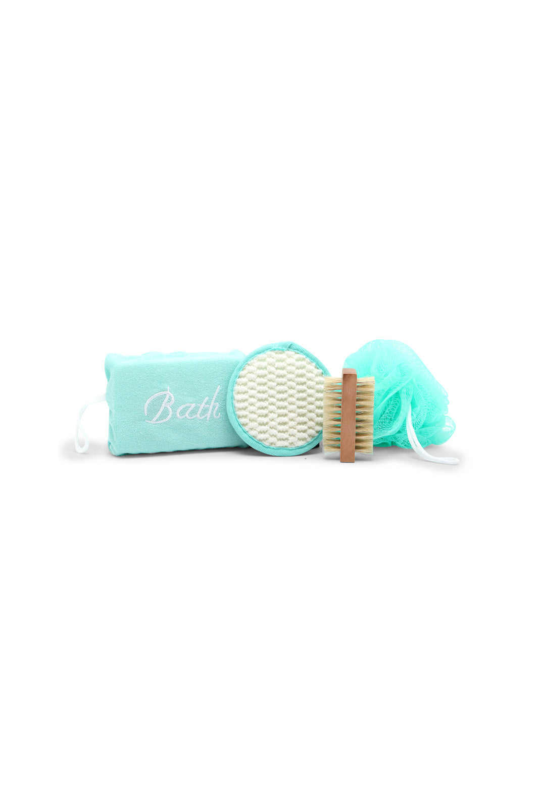 Redtag-Pink/Green-Bath-Set-Category:Cleaning-Kit,-Colour:Pink,-Filter:Travel-Accessories,-IMP-Bathroom-Set,-New-In,-New-In-IMP-ACC,-Non-Sale,-Section:Homewares,-W22O-Home-Accessories-