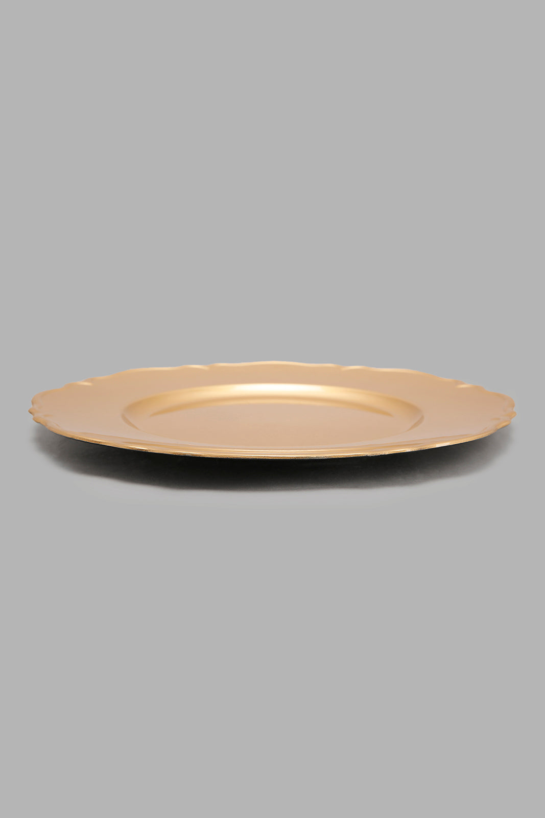 Redtag-Gold-Charger-Plate-Category:Plates,-Colour:Gold,-Deals:New-In,-Filter:Home-Dining,-HMW-DIN-Kitchen-Accessories,-New-In-HMW-DIN,-Non-Sale,-Section:Homewares,-W22B-Home-Dining-
