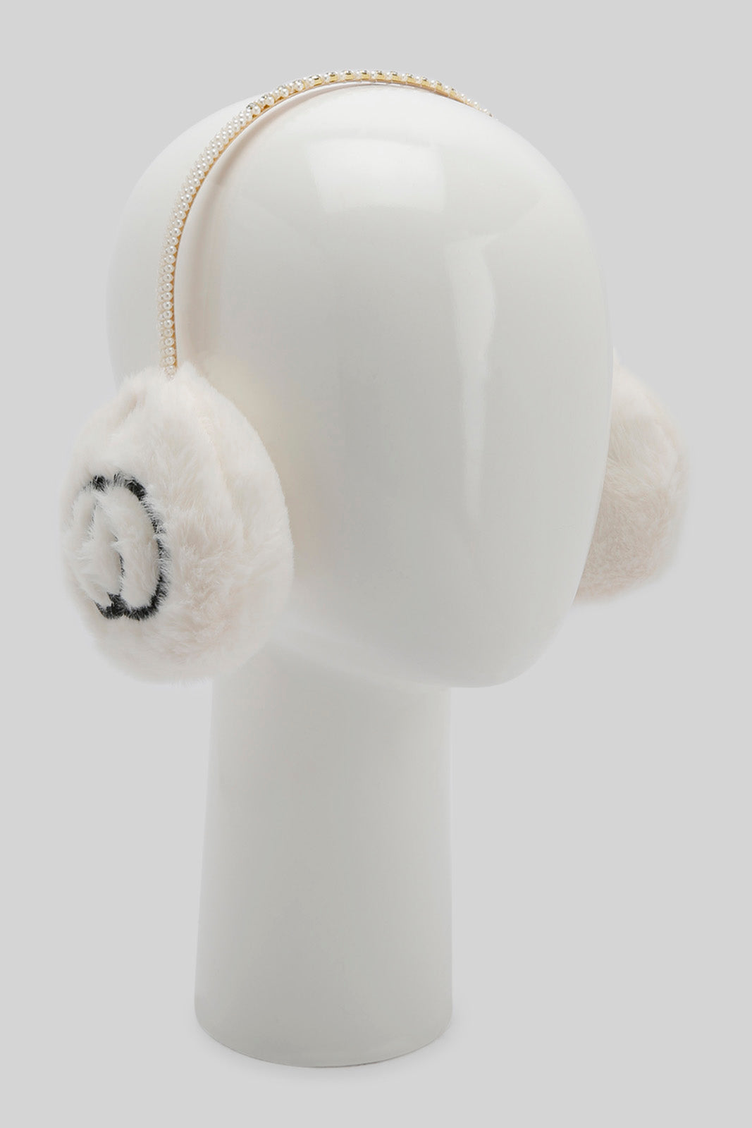 Redtag-White-Embellished-Earmuff-Category:Knitted-Accessories,-Colour:White,-Filter:Women's-Accessories,-New-In,-New-In-Women-ACC,-Non-Sale,-Section:Women,-W22A,-Women-Knitted-Accessories-Women-