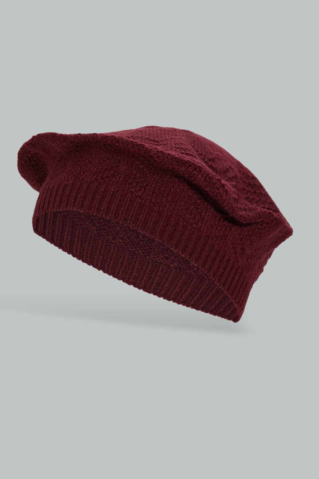 Redtag-White-&-Beige-Embellished-Set-Of-2-Knitted-Cap-Category:Knitted-Accessories,-Colour:Assorted,-Dept:Ladieswear,-Filter:Women's-Accessories,-New-In,-New-In-Women-ACC,-Non-Sale,-Section:Women,-W22A,-Women-Knitted-Accessories-Women-