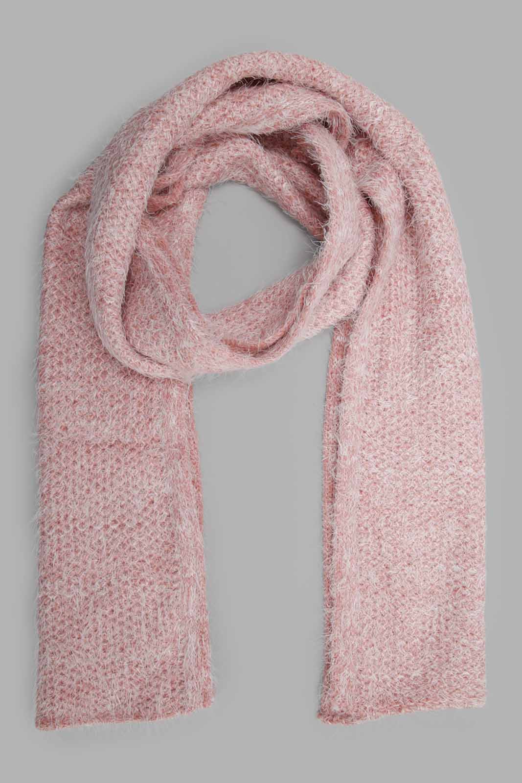 Redtag-Multiocolor-Embellished-Knitted-Scarf-With-Cap-Category:Scarves,-Colour:Pink,-Filter:Women's-Accessories,-New-In,-New-In-Women-ACC,-Non-Sale,-Section:Women,-W22B,-Women-Scarves-Women-