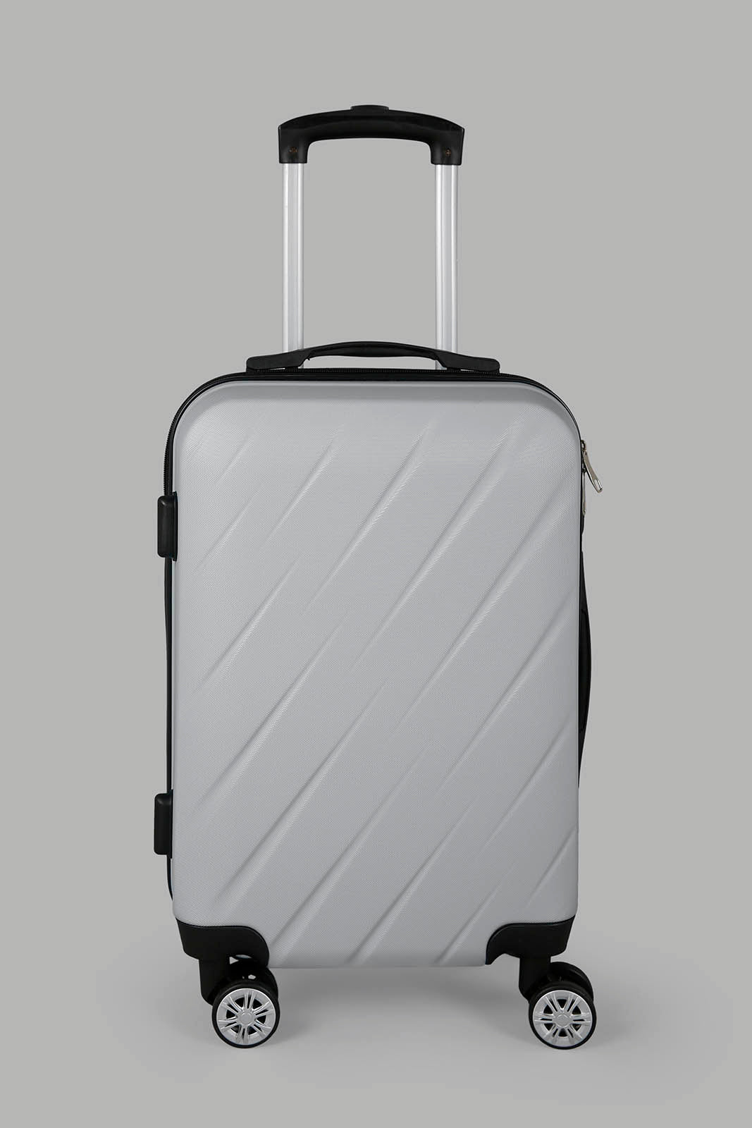 Redtag-Silver-Luggage-Trolley-20"-Category:Luggage-Trolleys,-Colour:Silver,-Filter:Travel-Accessories,-LUG-Luggage-Trolleys,-New-In,-New-In-LUG-ACC,-Non-Sale,-Section:Travel,-W22B-Travel-Accessories-