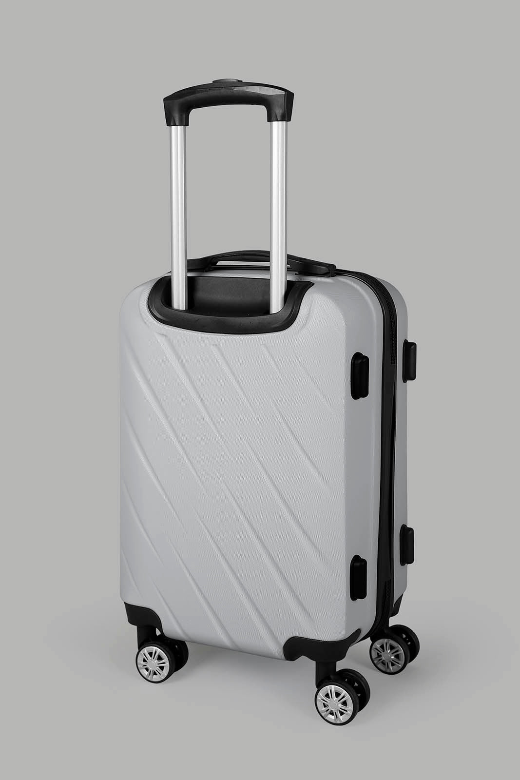 Redtag-Silver-Luggage-Trolley-20"-Category:Luggage-Trolleys,-Colour:Silver,-Filter:Travel-Accessories,-LUG-Luggage-Trolleys,-New-In,-New-In-LUG-ACC,-Non-Sale,-Section:Travel,-W22B-Travel-Accessories-