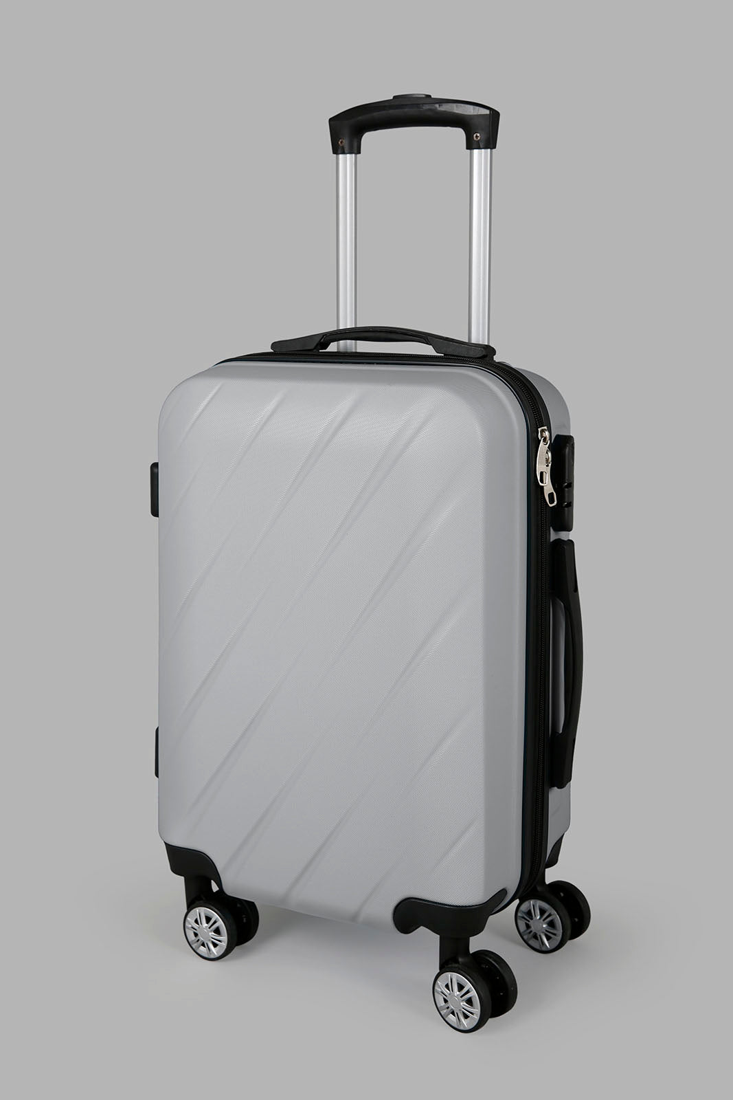 Redtag-Silver-Luggage-Trolley-24"-Category:Luggage-Trolleys,-Colour:Silver,-Filter:Travel-Accessories,-LUG-Luggage-Trolleys,-New-In,-New-In-LUG-ACC,-Non-Sale,-Section:Travel,-W22B-Travel-Accessories-