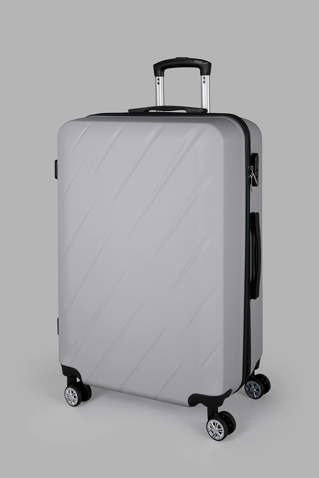 Redtag-Silver-Luggage-Trolley-28"-Category:Luggage-Trolleys,-Colour:Silver,-Filter:Travel-Accessories,-LUG-Luggage-Trolleys,-New-In,-New-In-LUG-ACC,-Non-Sale,-Section:Travel,-W22B-Travel-Accessories-