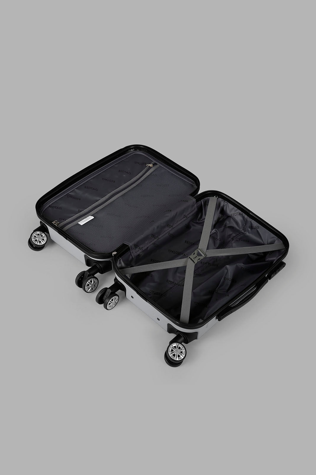 Redtag-Silver-Luggage-Trolley-28"-Category:Luggage-Trolleys,-Colour:Silver,-Filter:Travel-Accessories,-LUG-Luggage-Trolleys,-New-In,-New-In-LUG-ACC,-Non-Sale,-Section:Travel,-W22B-Travel-Accessories-