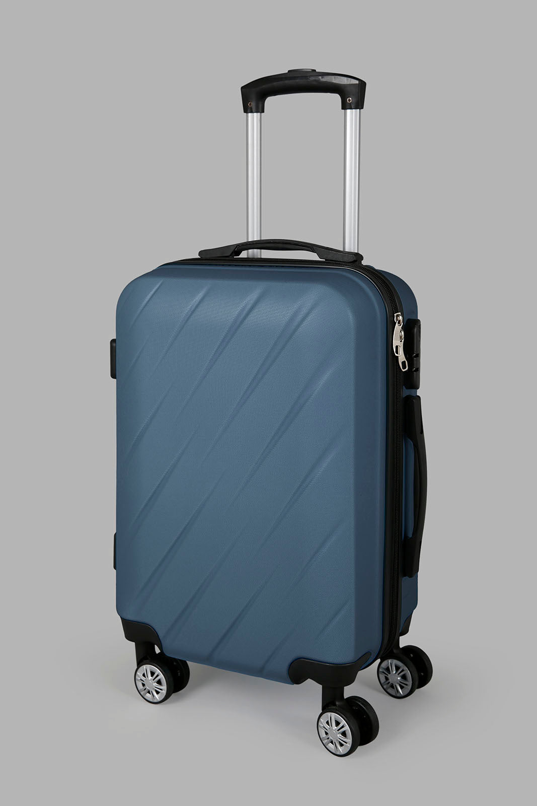 Redtag-Navy-Luggage-Trolley-20"-Category:Luggage-Trolleys,-Colour:Navy,-Filter:Travel-Accessories,-LUG-Luggage-Trolleys,-New-In,-New-In-LUG-ACC,-Non-Sale,-Section:Travel,-W22B-Travel-Accessories-