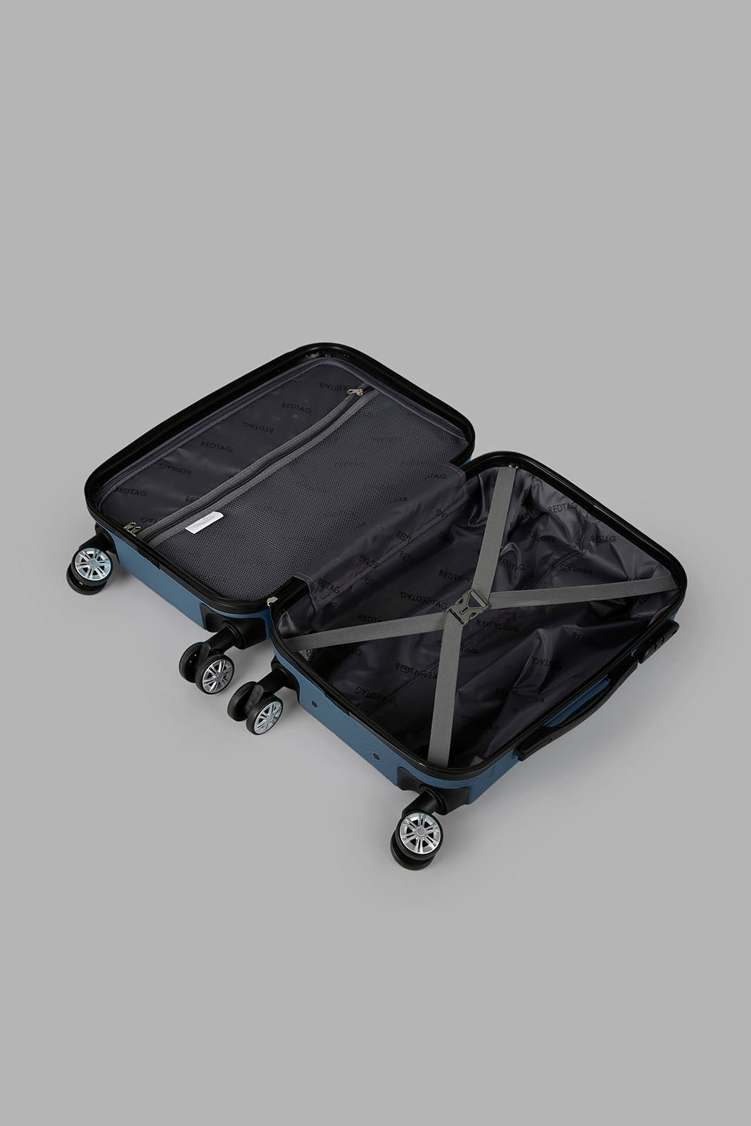 Redtag-Navy-Luggage-Trolley-20"-Category:Luggage-Trolleys,-Colour:Navy,-Filter:Travel-Accessories,-LUG-Luggage-Trolleys,-New-In,-New-In-LUG-ACC,-Non-Sale,-Section:Travel,-W22B-Travel-Accessories-