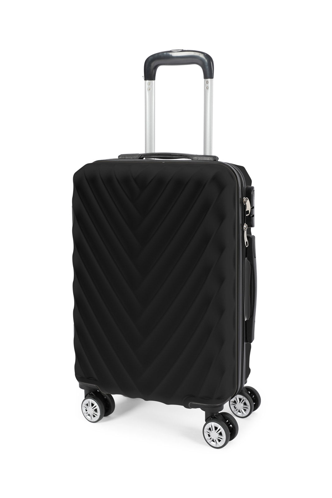 Redtag-Black-Luggage-Trolley-20"-Category:Luggage-Trolleys,-Colour:Black,-Dept:Home,-Filter:Travel-Accessories,-LUG-Luggage-Trolleys,-New-In,-New-In-LUG-ACC,-Non-Sale,-Section:Homewares,-W22B-Travel-Accessories-