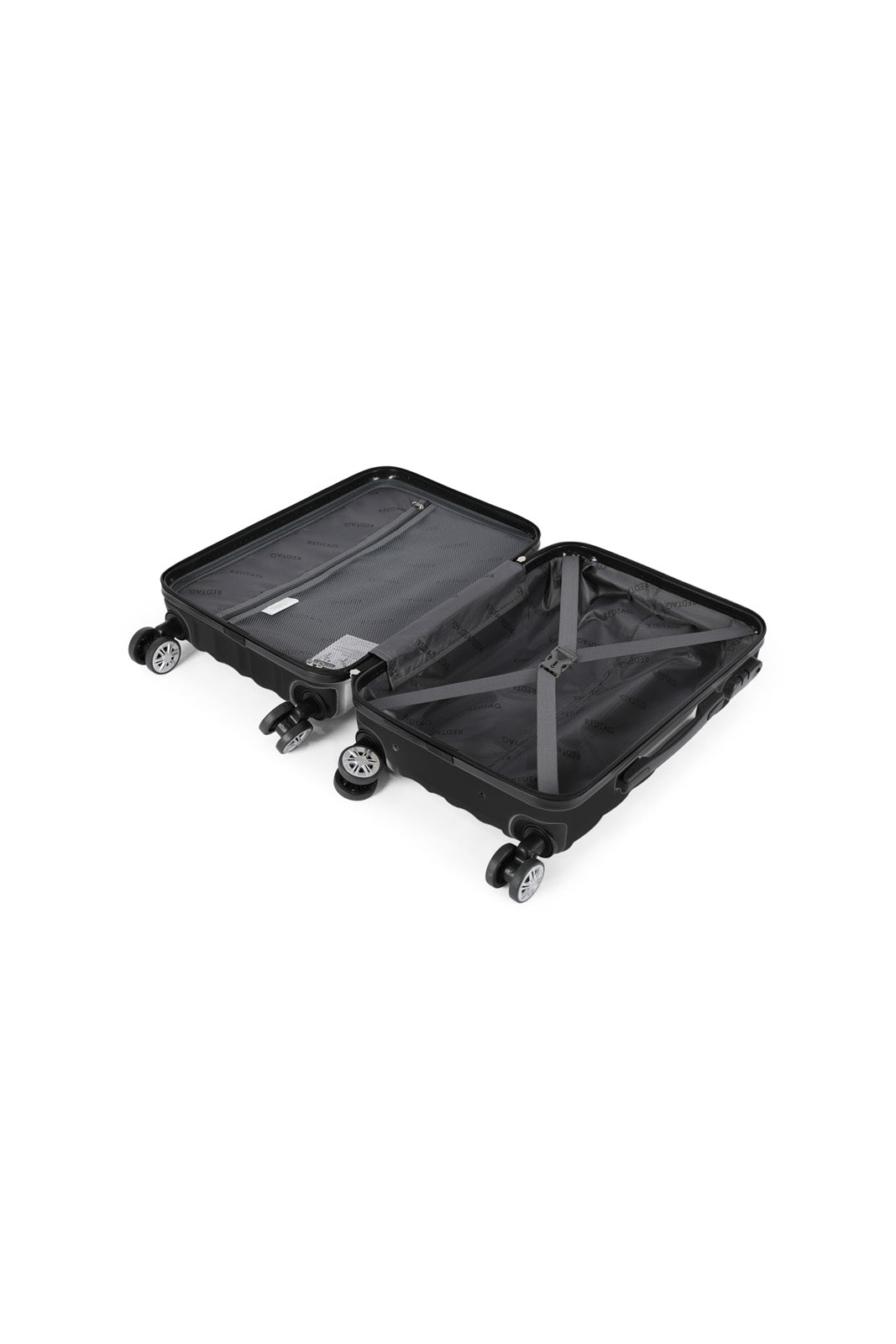 Redtag-Black-Luggage-Trolley-20"-Category:Luggage-Trolleys,-Colour:Black,-Dept:Home,-Filter:Travel-Accessories,-LUG-Luggage-Trolleys,-New-In,-New-In-LUG-ACC,-Non-Sale,-Section:Homewares,-W22B-Travel-Accessories-