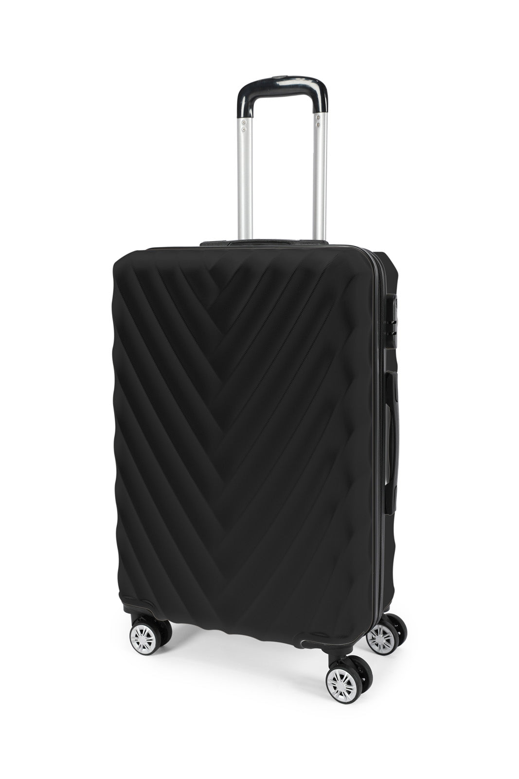 Redtag-Black-Luggage-Trolley-24"-Category:Luggage-Trolleys,-Colour:Black,-Dept:Home,-Filter:Travel-Accessories,-LUG-Luggage-Trolleys,-New-In,-New-In-LUG-ACC,-Non-Sale,-Section:Homewares,-W22B-Travel-Accessories-