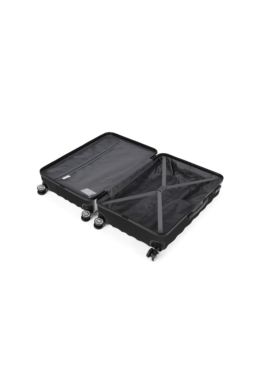 Redtag-Black-Luggage-Trolley-28"-Category:Luggage-Trolleys,-Colour:Black,-Dept:Home,-Filter:Travel-Accessories,-LUG-Luggage-Trolleys,-New-In,-New-In-LUG-ACC,-Non-Sale,-Section:Homewares,-W22B-Travel-Accessories-
