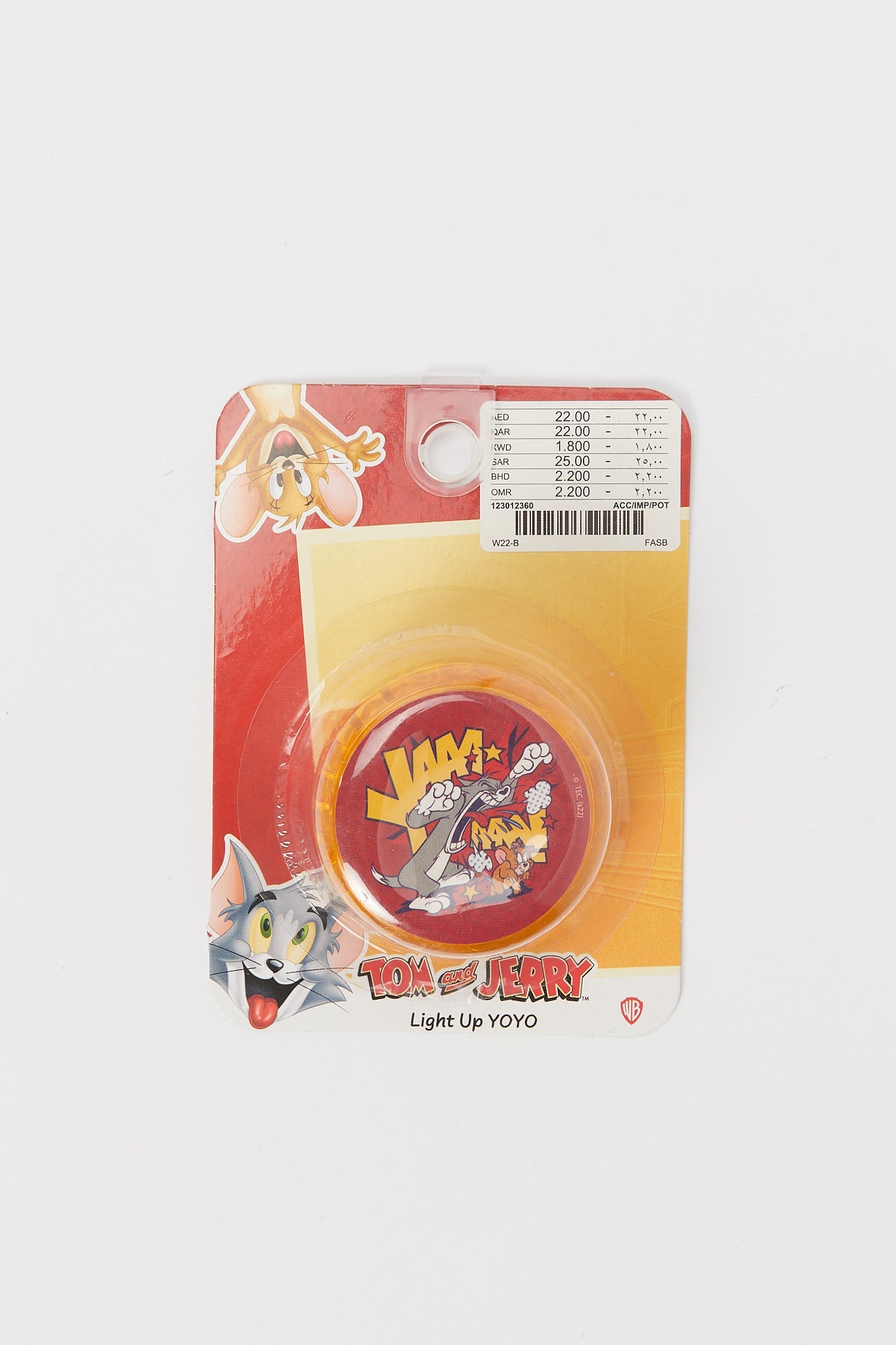 Redtag-Red/Yellow-Tom-&-Jerry-Yoyo-365,-Category:Toys,-Colour:Red,-Filter:Toys-Accessories,-H1:ACC,-H2:IMP,-H3:TYS,-H4:POT,-IMP-Toys,-Sale-IMP-ACC,-Season:365,-Section:Girls-(0-to-14Yrs)Deals:Sale-Toys-