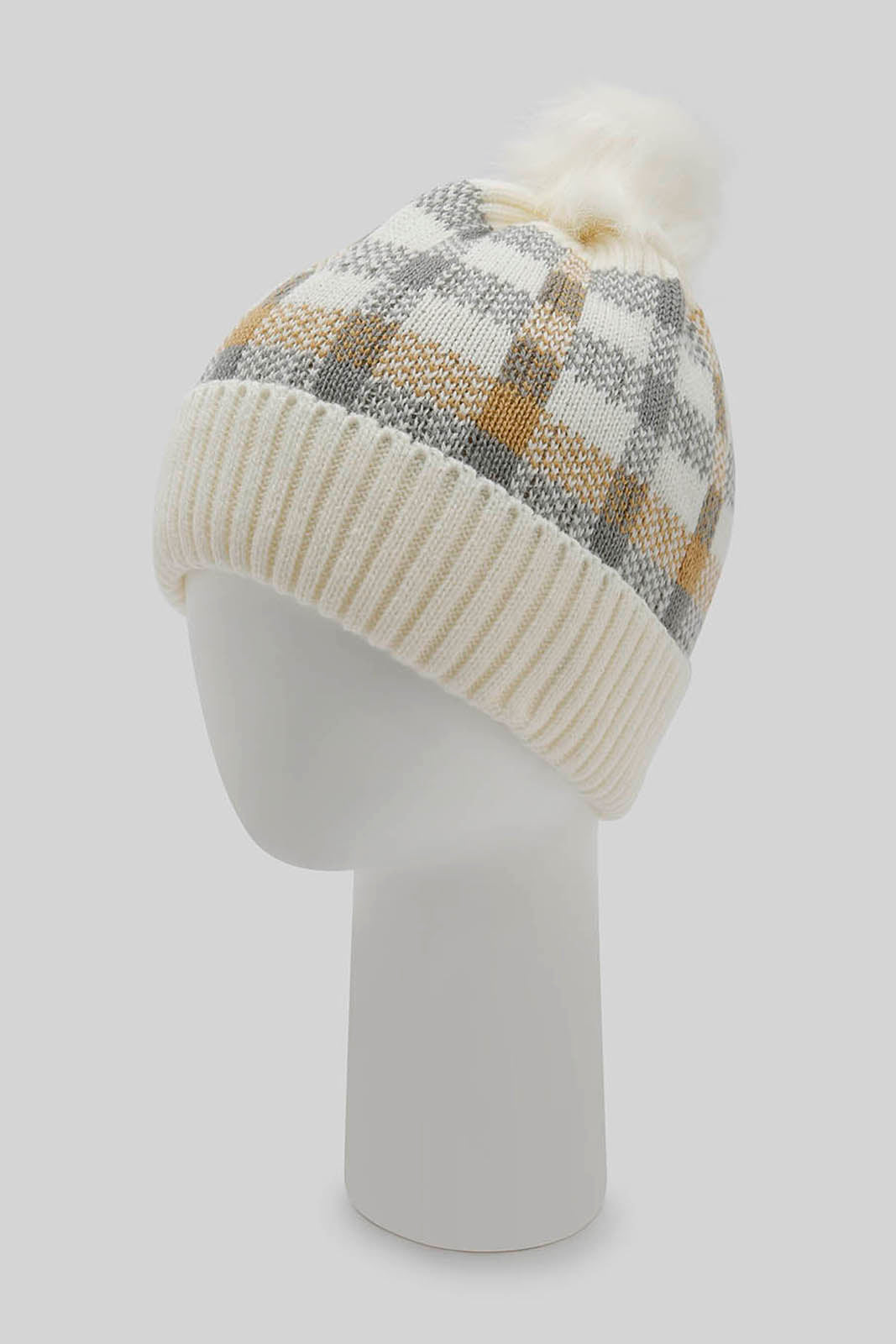 Redtag-Multi-Colour-Embelished-Knitted-Cap-Category:Knitted-Accessories,-Colour:Assorted,-Filter:Women's-Accessories,-New-In,-New-In-Women-ACC,-Non-Sale,-Section:Women,-W22B,-Women-Knitted-Accessories-Women-