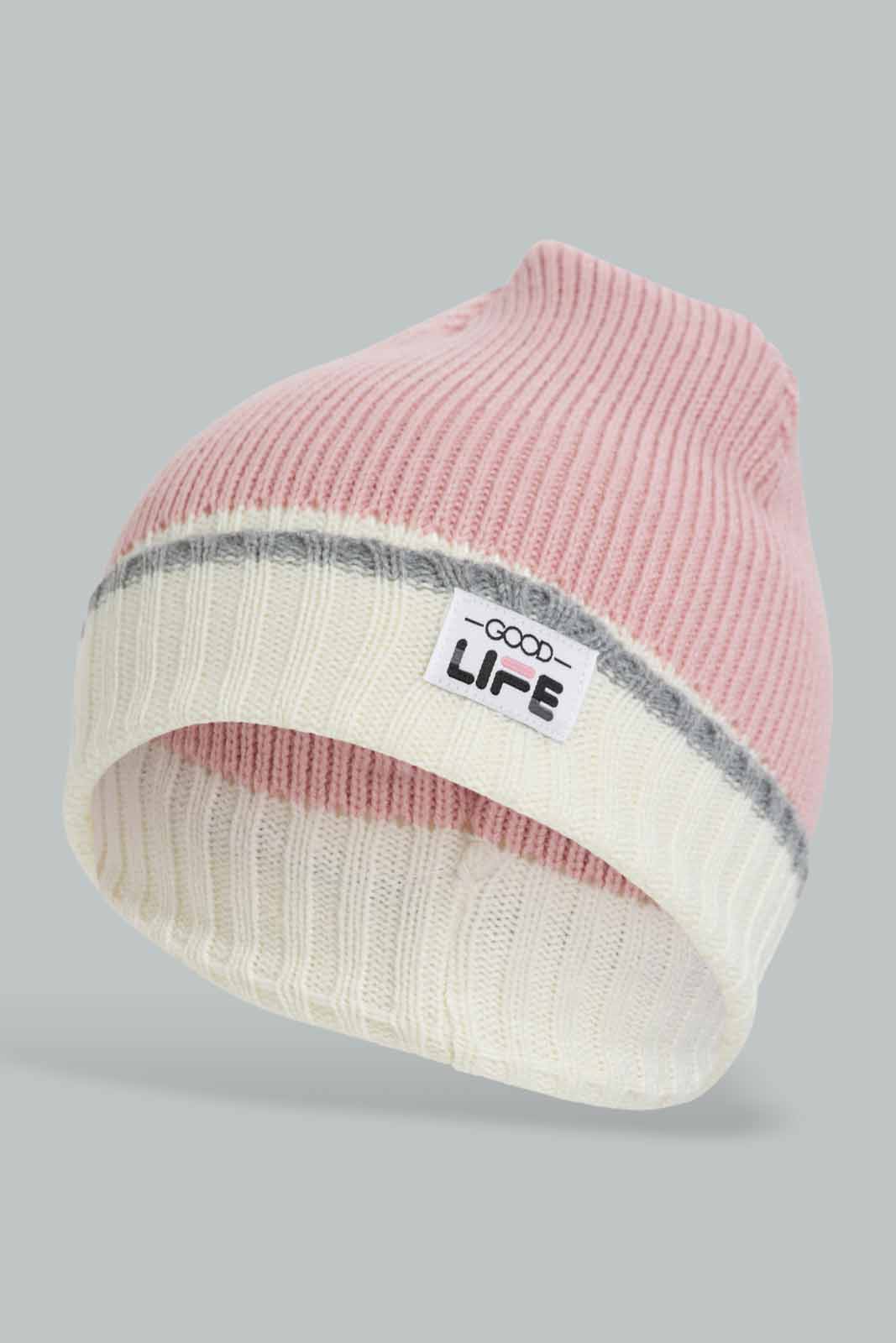 Redtag-Multi-Colour-Set-Of-3-Knitted-Cap-Category:Knitted-Accessories,-Colour:Assorted,-Filter:Women's-Accessories,-New-In,-New-In-Women-ACC,-Non-Sale,-Section:Women,-W22B,-Women-Knitted-Accessories-Women-