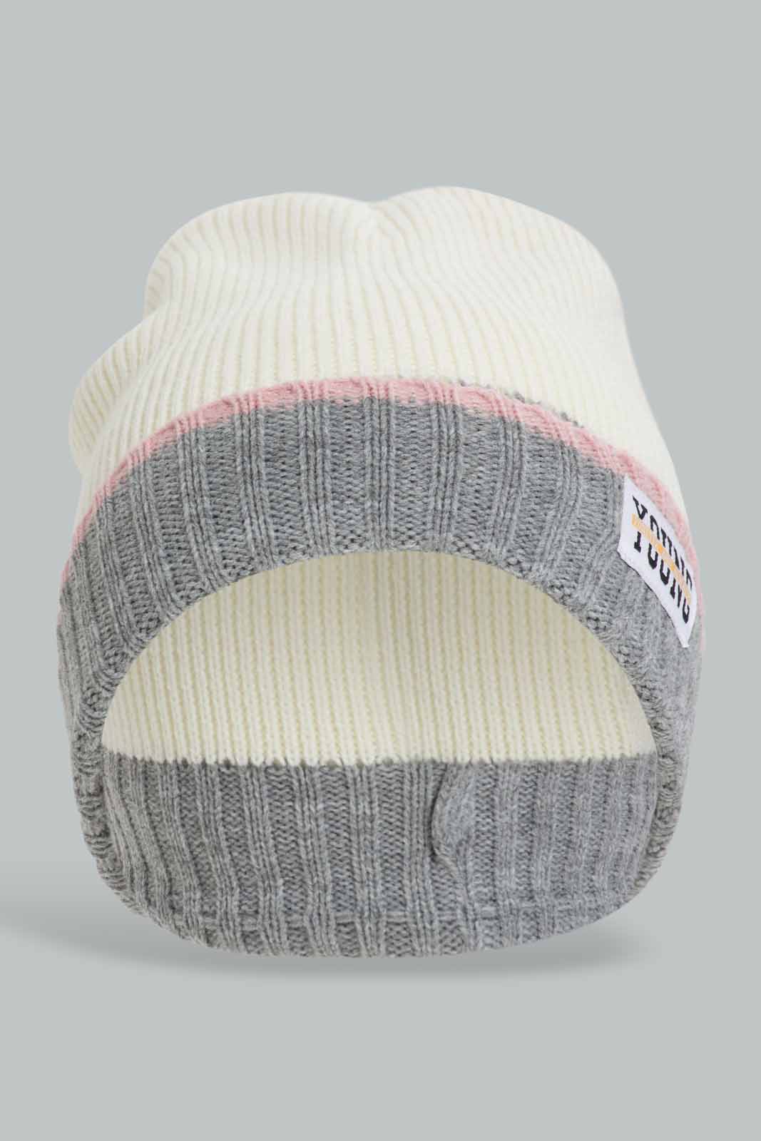 Redtag-Multi-Colour-Set-Of-3-Knitted-Cap-Category:Knitted-Accessories,-Colour:Assorted,-Filter:Women's-Accessories,-New-In,-New-In-Women-ACC,-Non-Sale,-Section:Women,-W22B,-Women-Knitted-Accessories-Women-